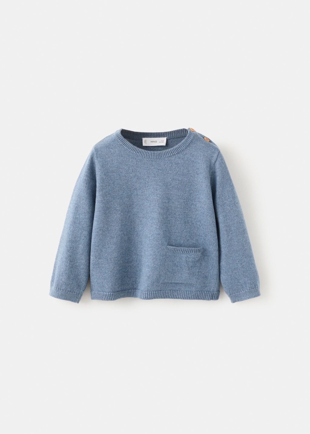Knit pocket sweater