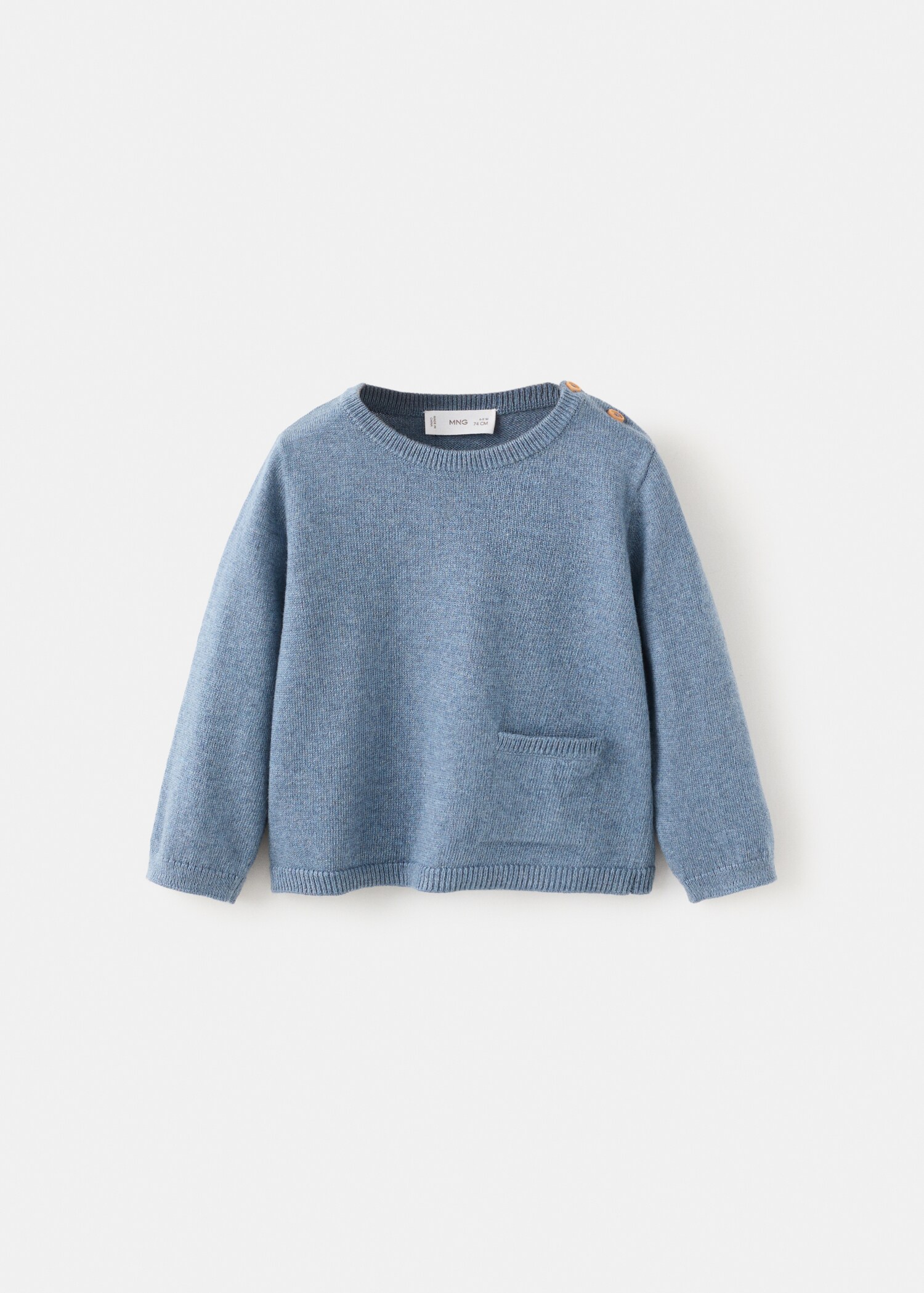 Knit pocket sweater - Article without model