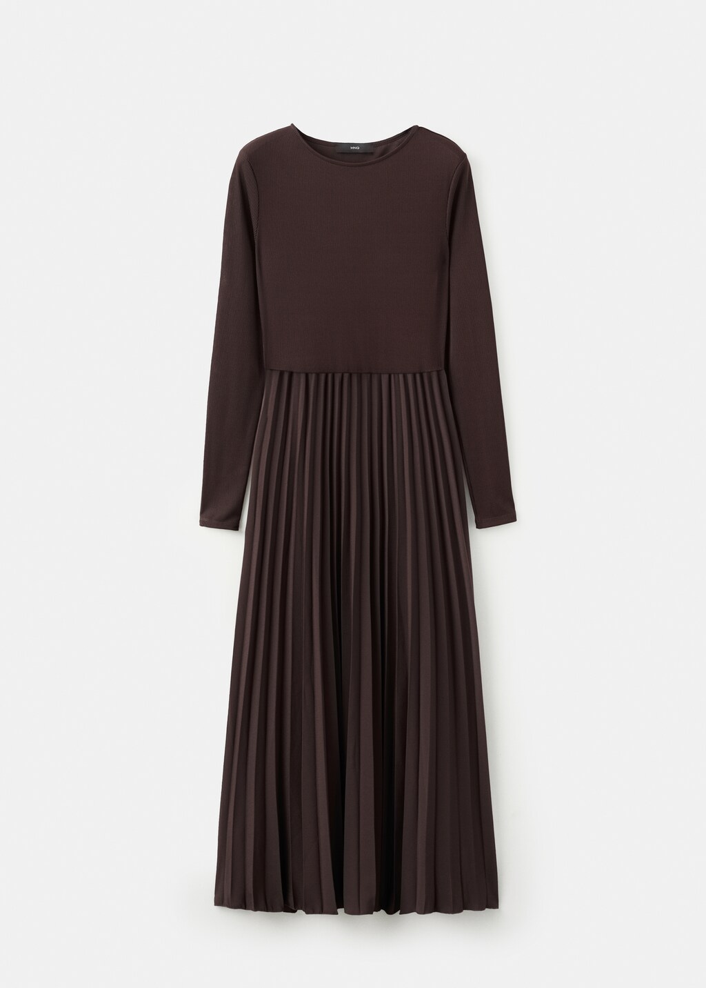 Flared midi-dress with belt - image 5