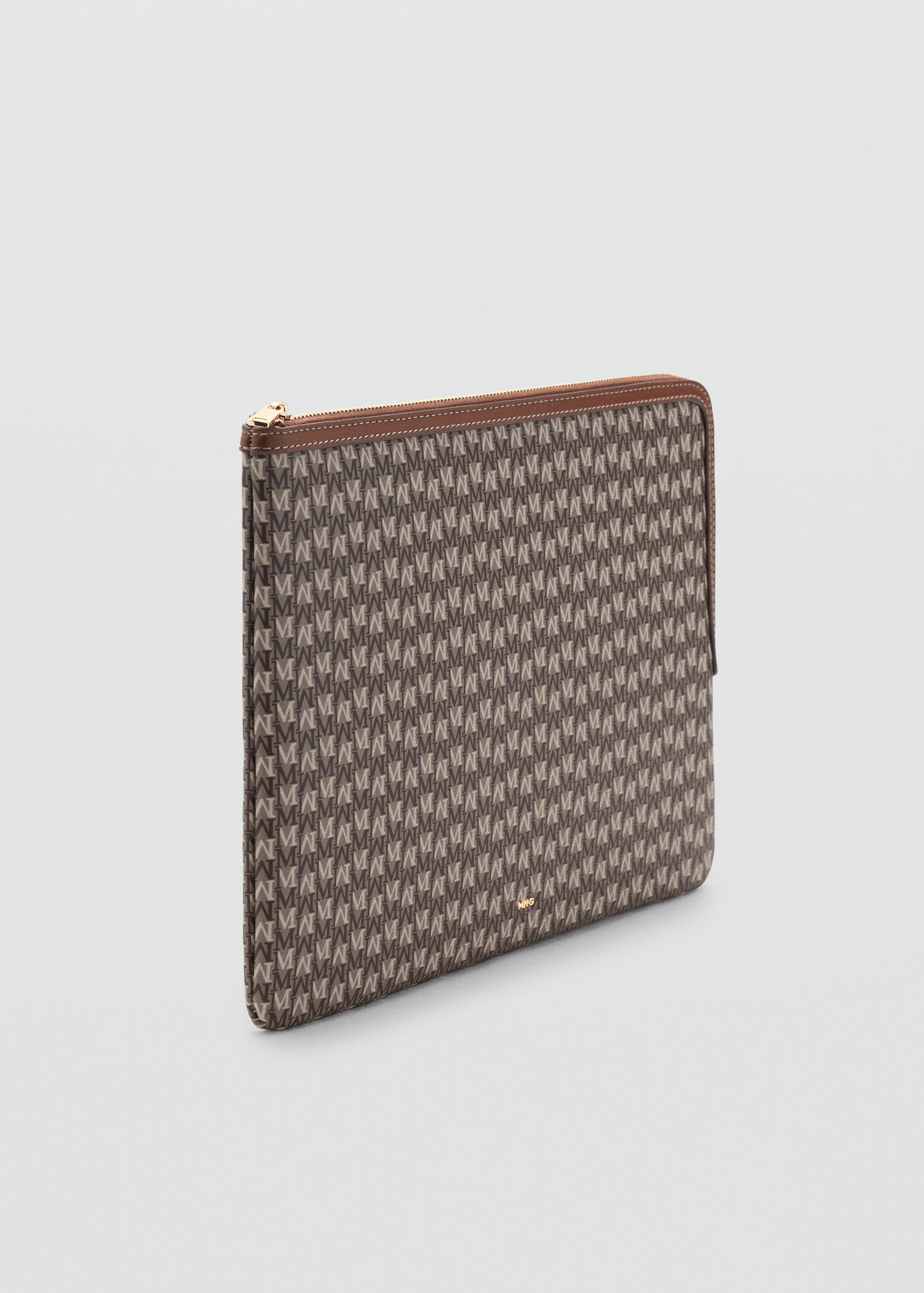 Laptopfodral tryckt logotyp - Bild av mittparti