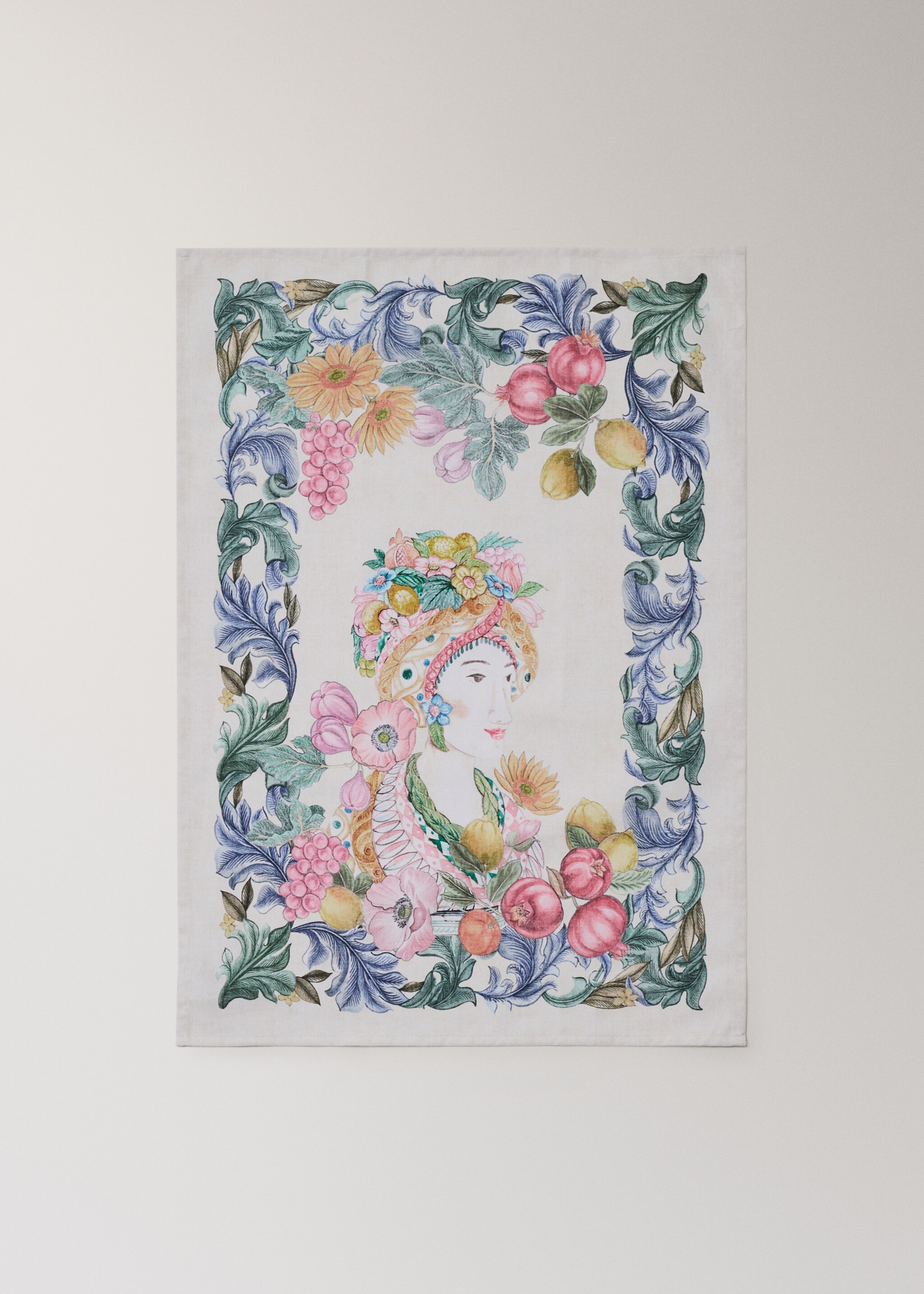 Paños cocina estampado frutal - Detall de l'article 1, Cru. Ref: 27041342-00.