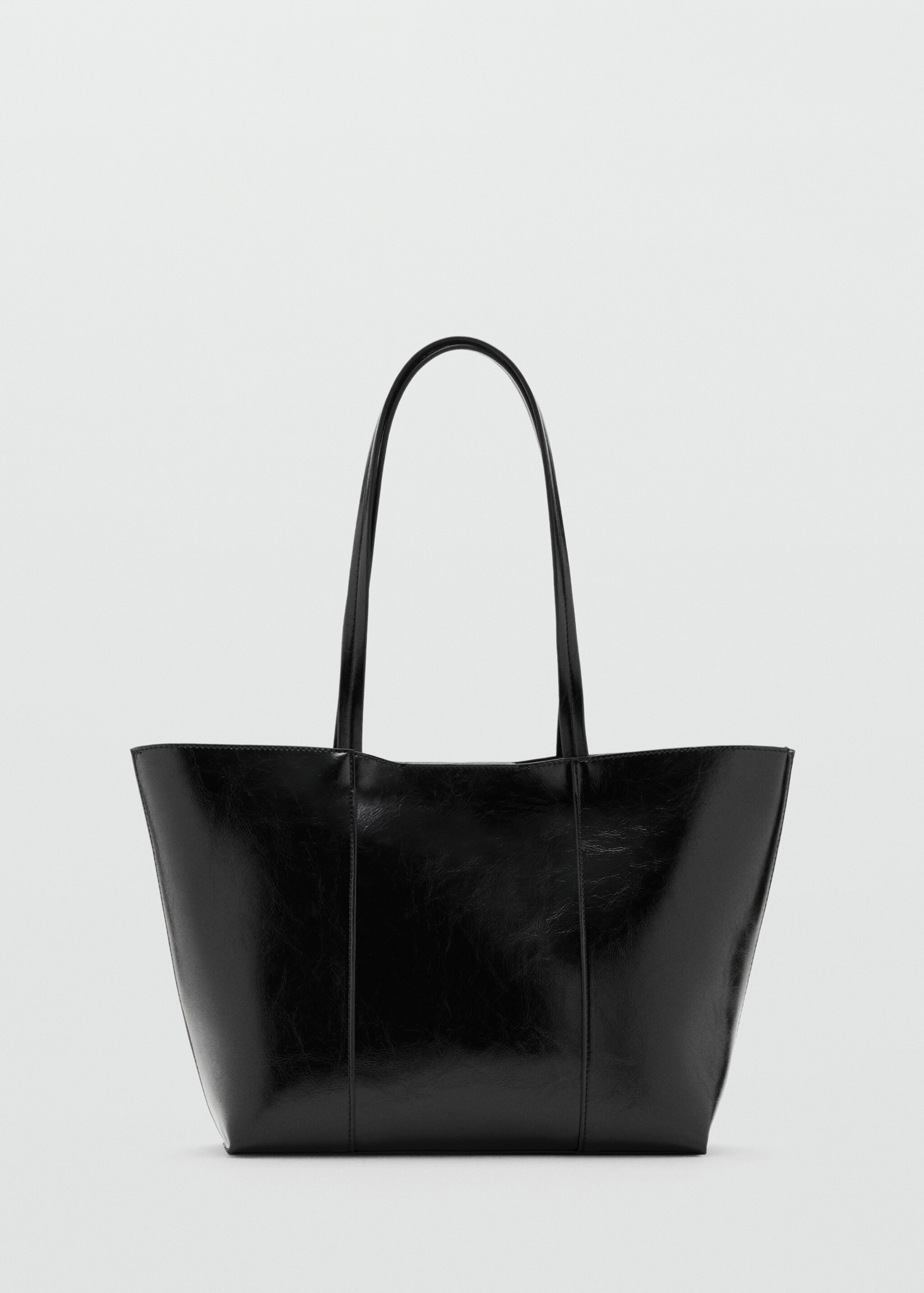 Сумка-шоппер среднего размера - Изделие без модели, Черный. Ref: 27041343-00.