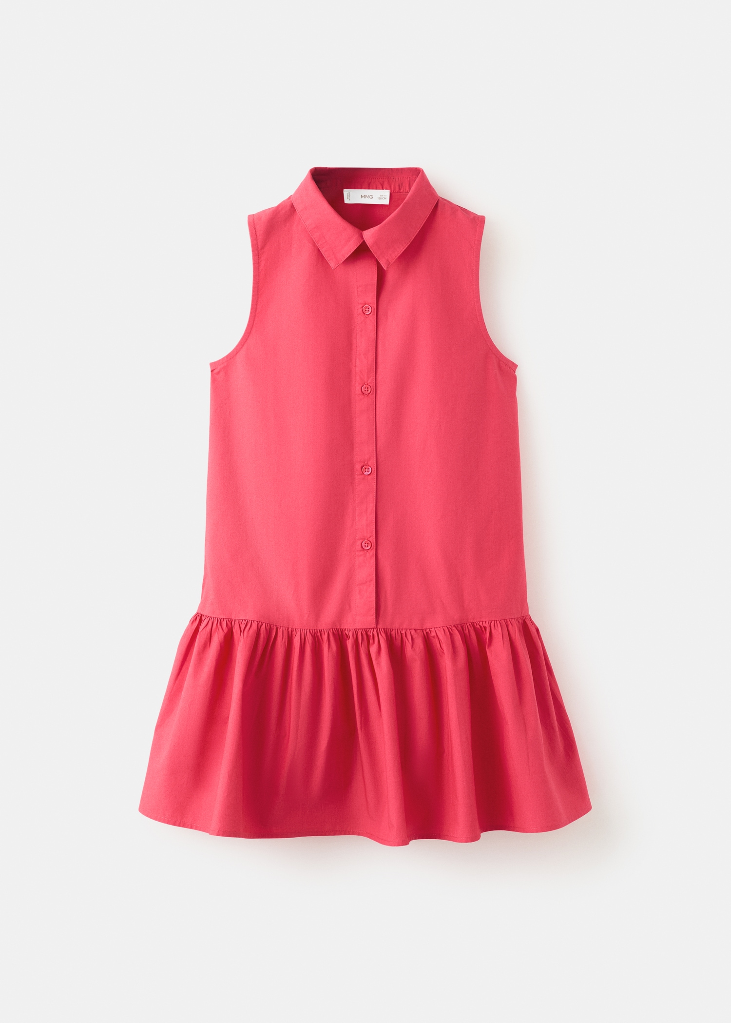 Ruffled shirt dress - Article without model