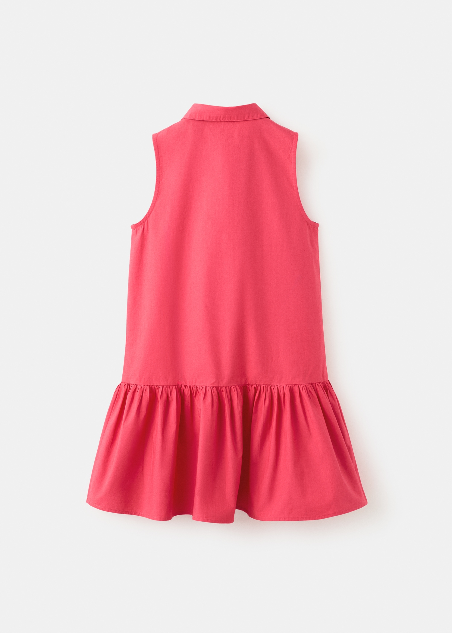 Ruffled shirt dress - Reverse of the article