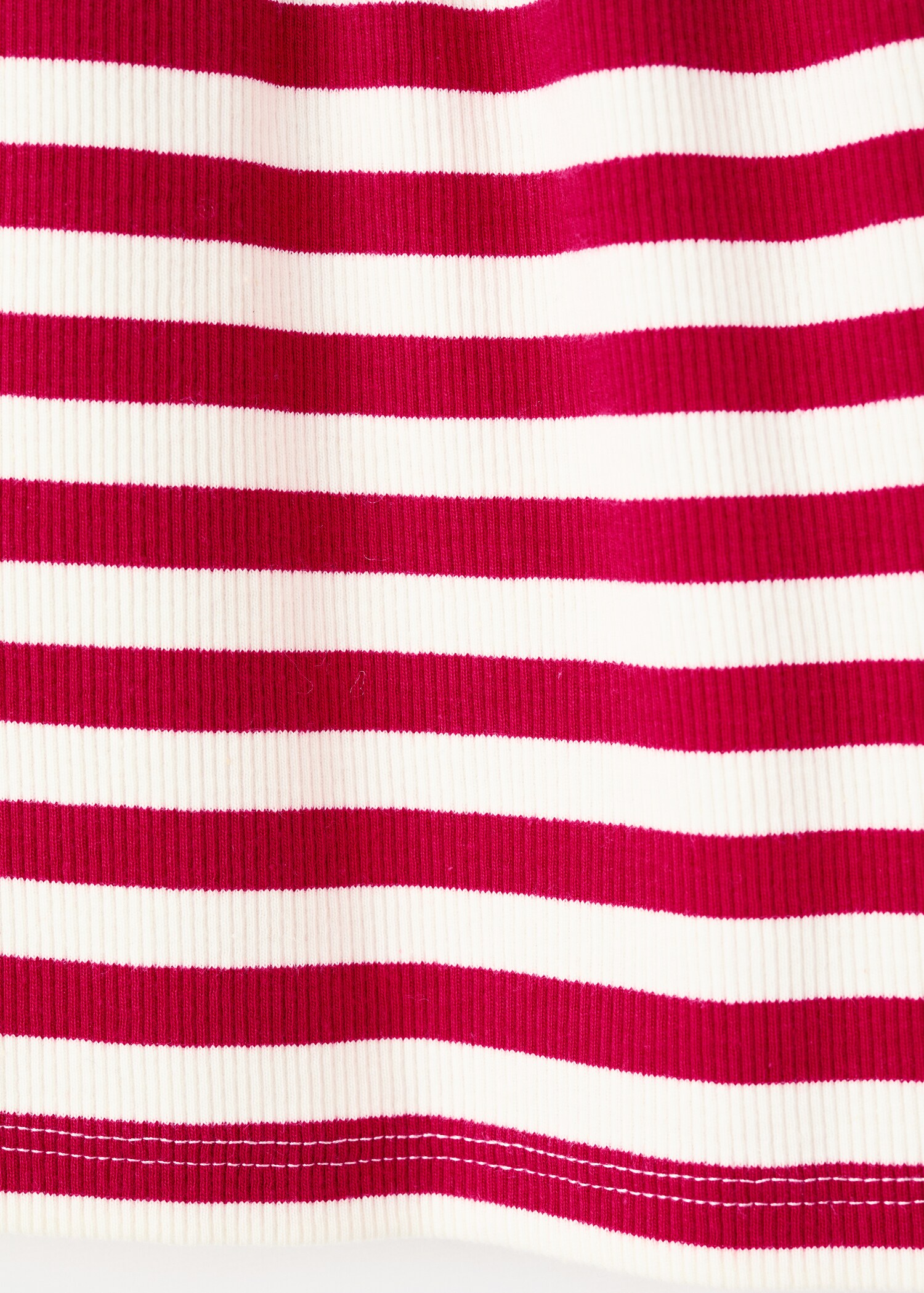 Ribbed striped shorts - Details of the article 0