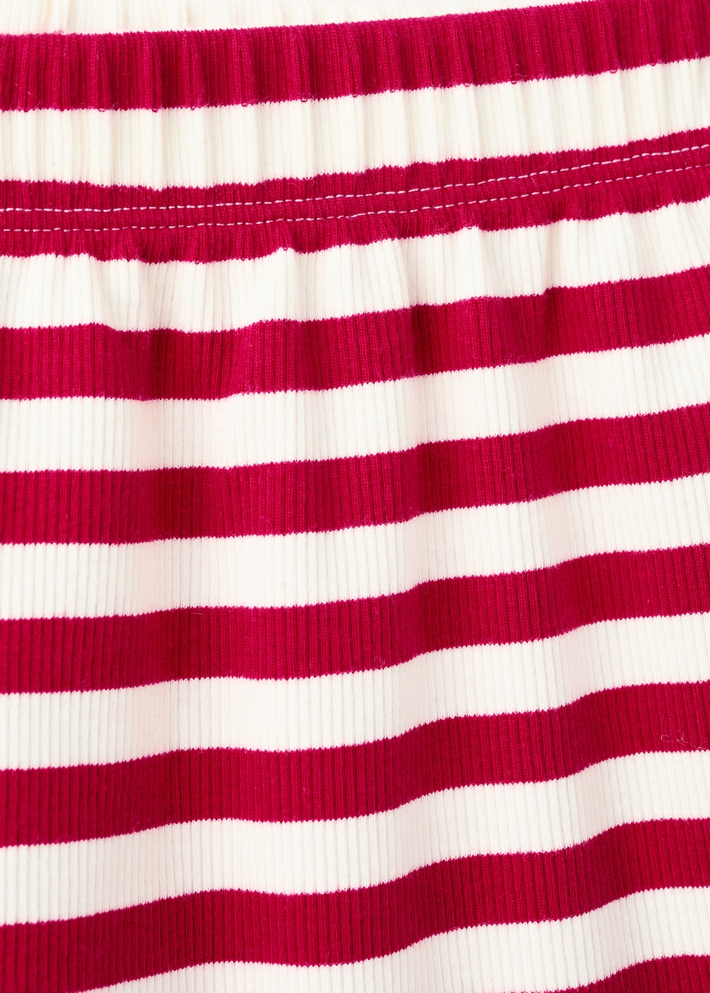 Ribbed striped shorts