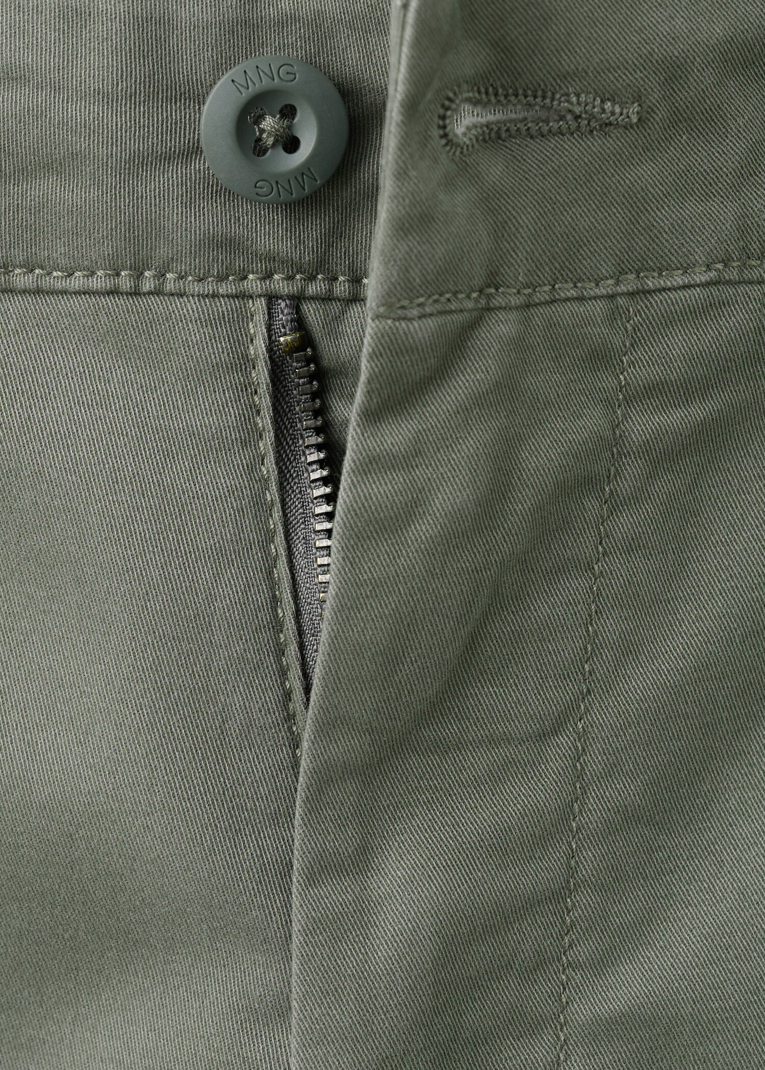 Pantalon chino uni - Détail de l'article 0