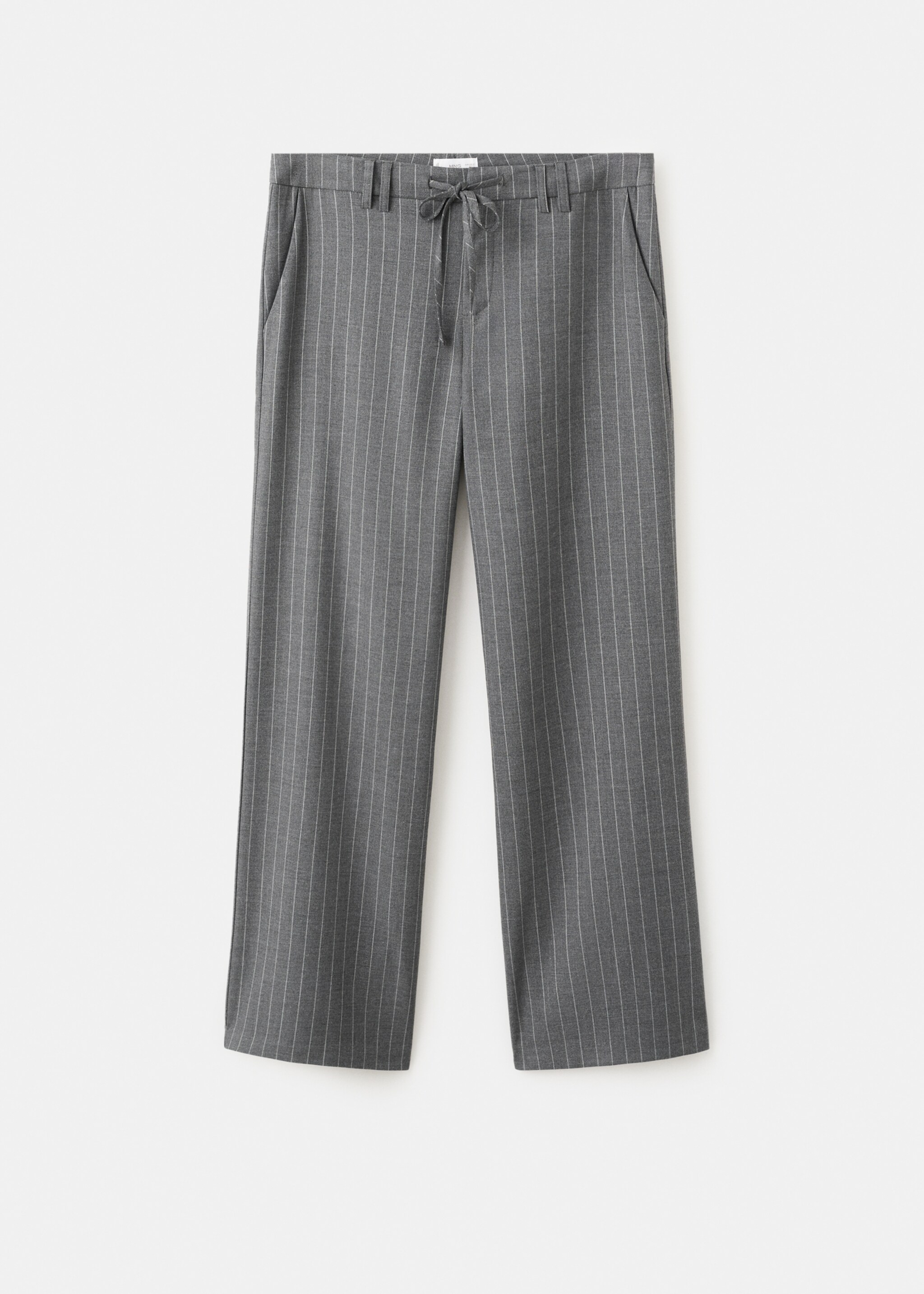 Striped suit trousers - Article without model, Grey. Ref: 27041521-00.