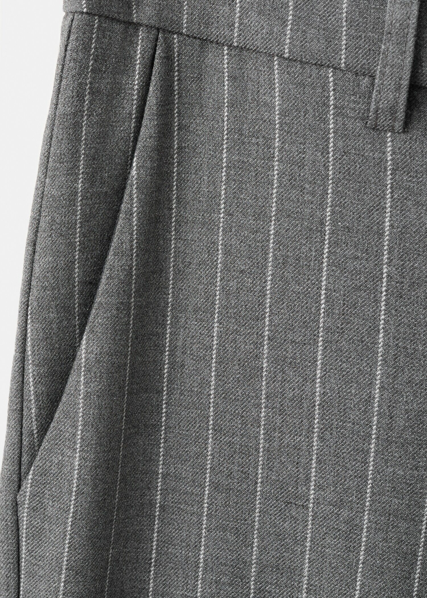 Striped suit trousers - Details of the article 0