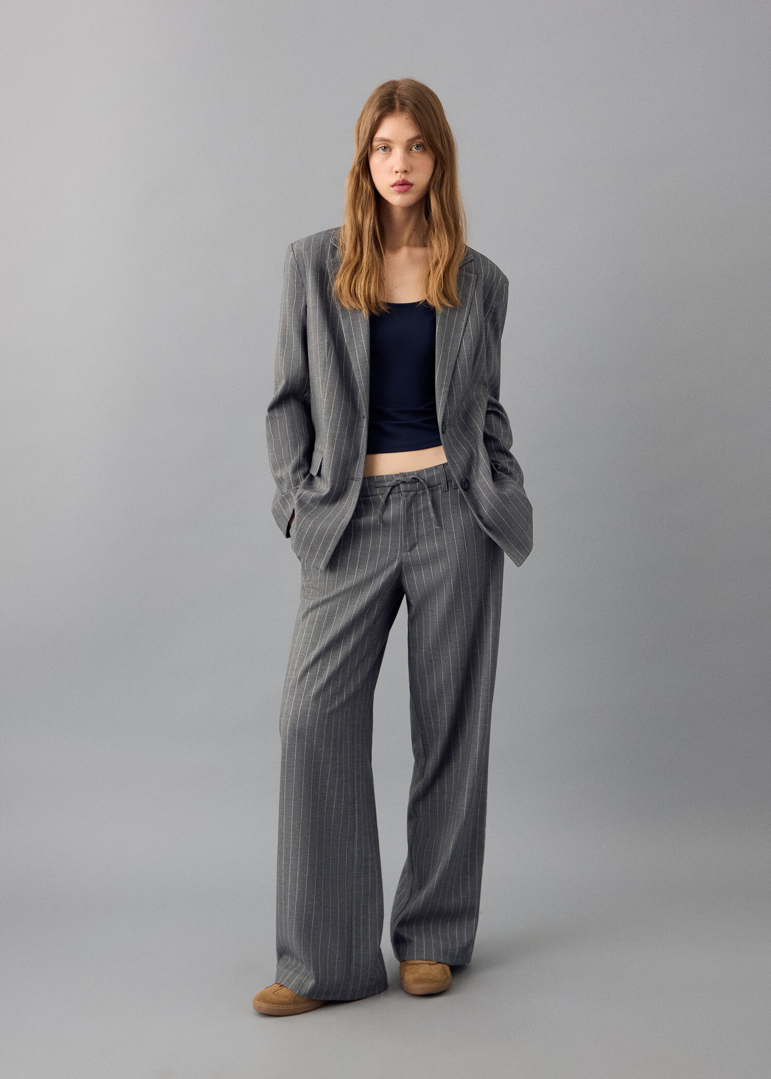 Striped suit trousers - Details of the article 2