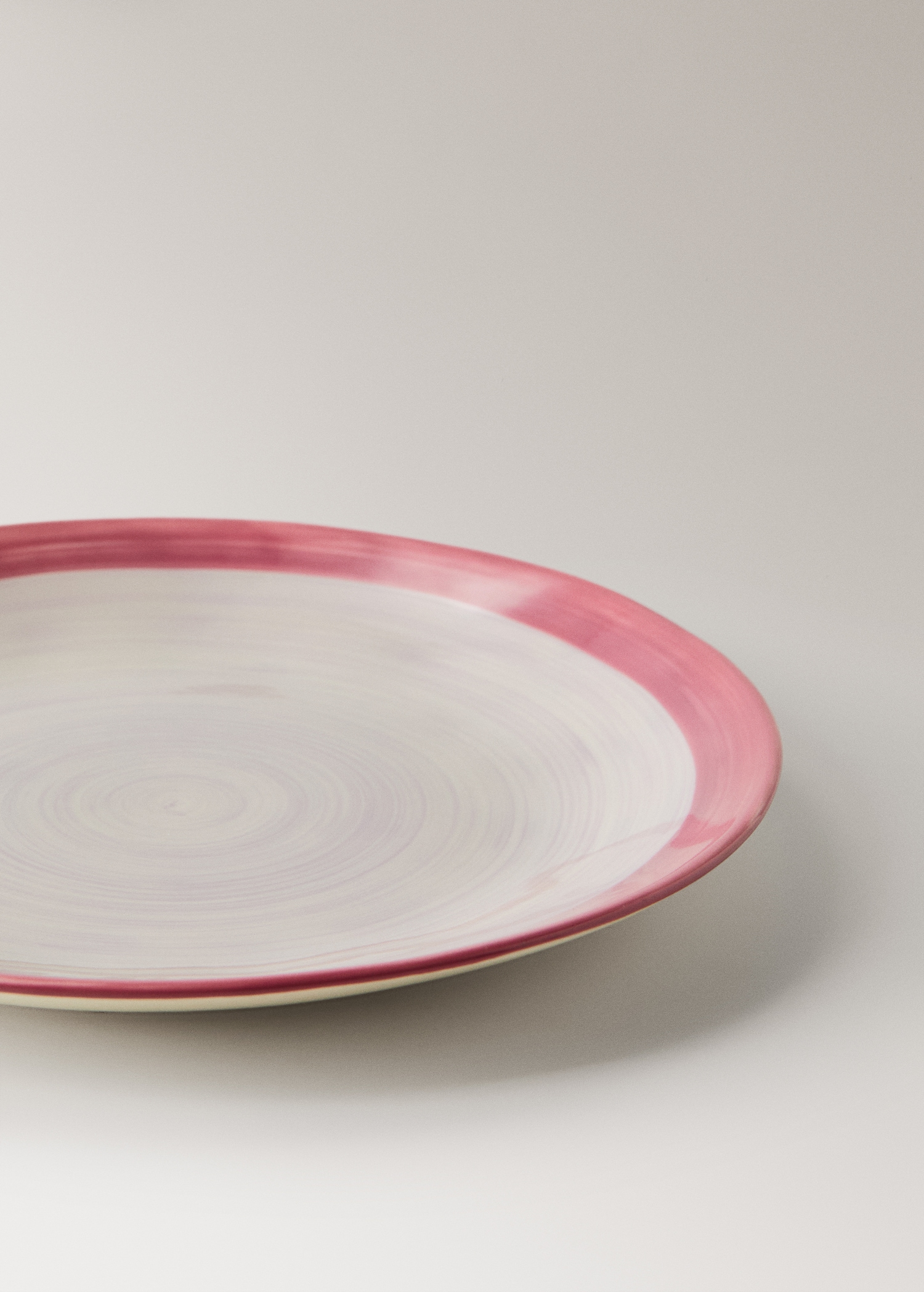 Two-tone stoneware flat plate - Details of the article 2