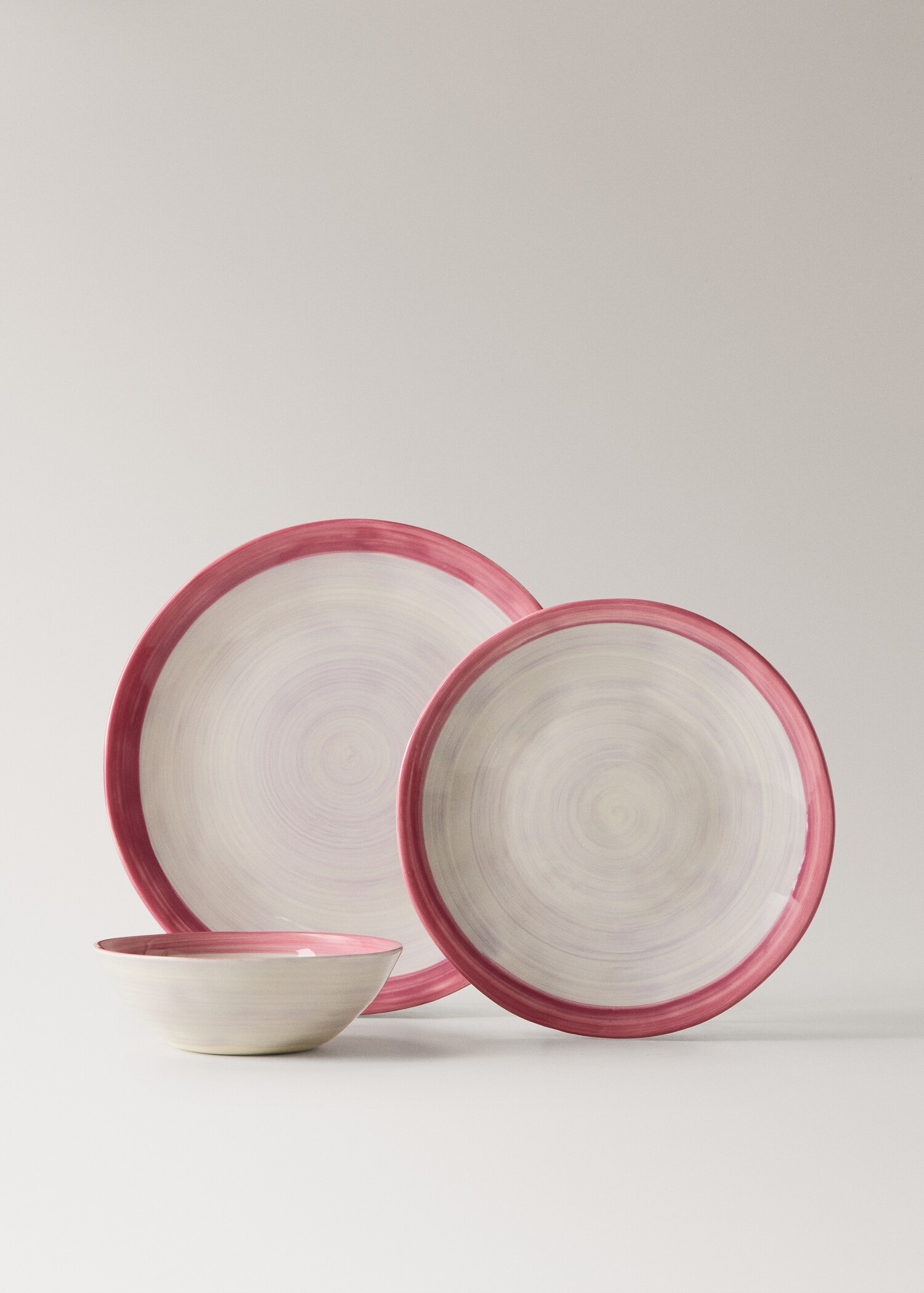 Two-tone stoneware flat plate - Details of the article 3