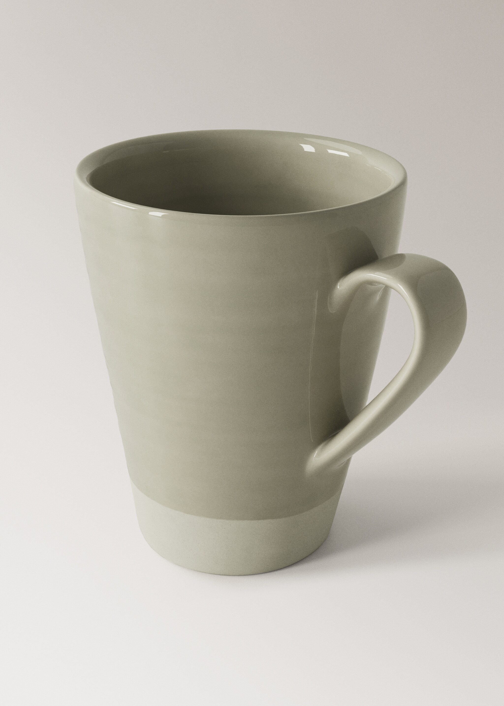 Stoneware tea cup line - Details of the article 1, Chocolate. Ref: 27041529-00.