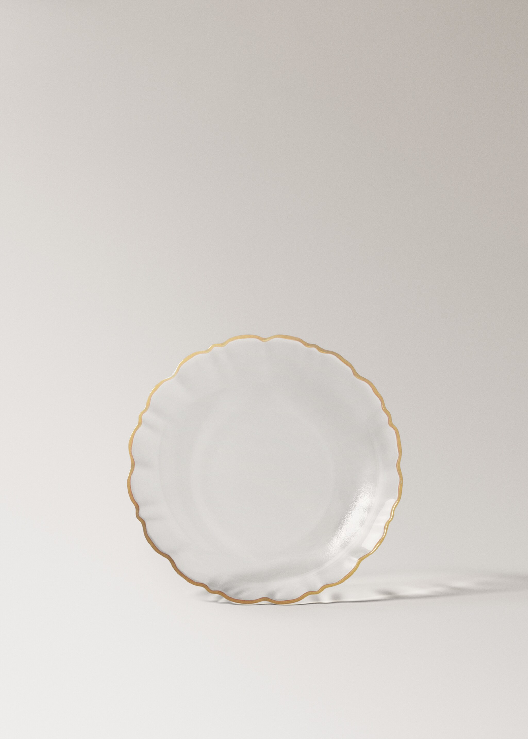 Bol en verre contraste - Article sans modèle, Gris glacé. Ref: 27041531-00.