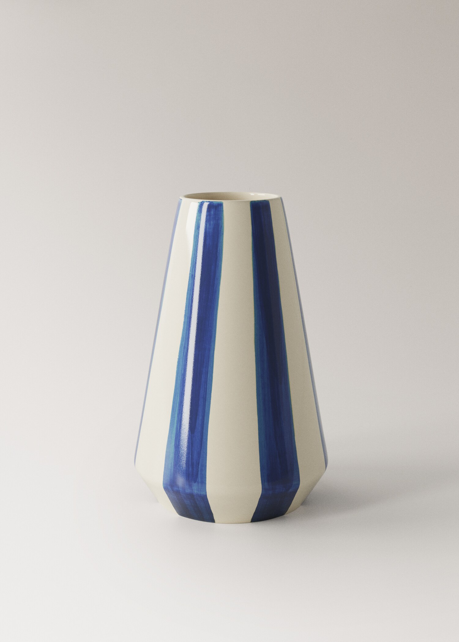 Small hand-painted striped vase - Article without model