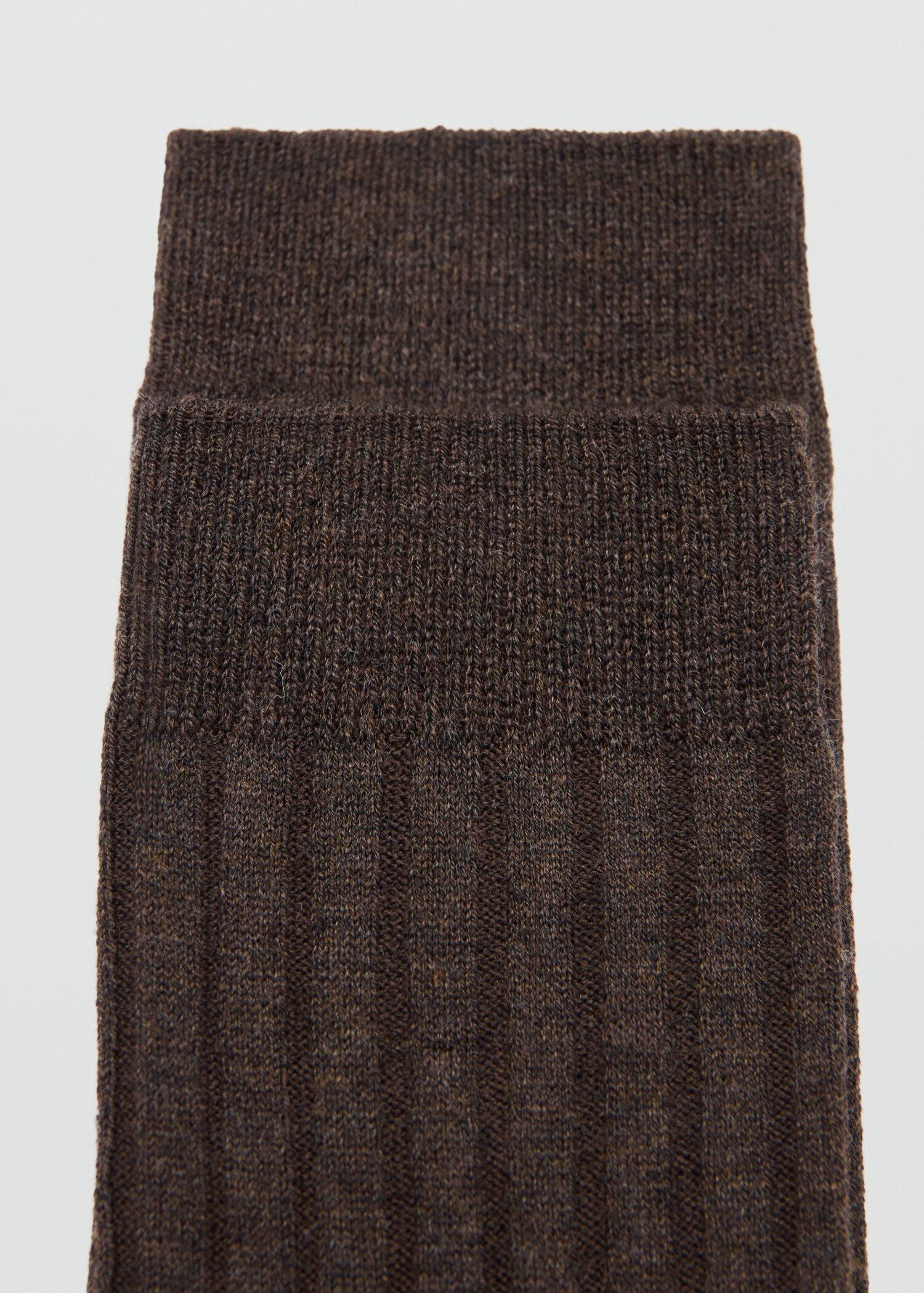 Ribbed wool blend socks - Details of the article 1
