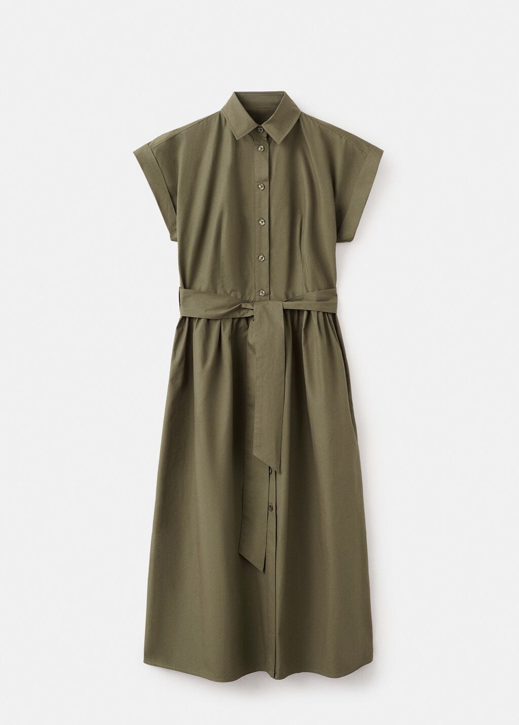 Mango Belt shirt dress