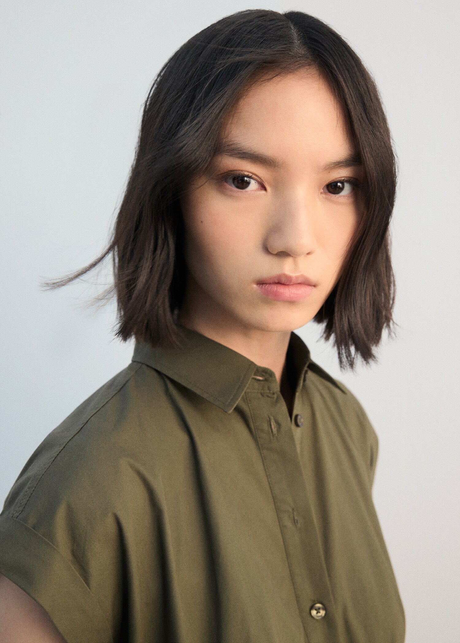 Vestido camisero cinturón - Detalle del artículo 1