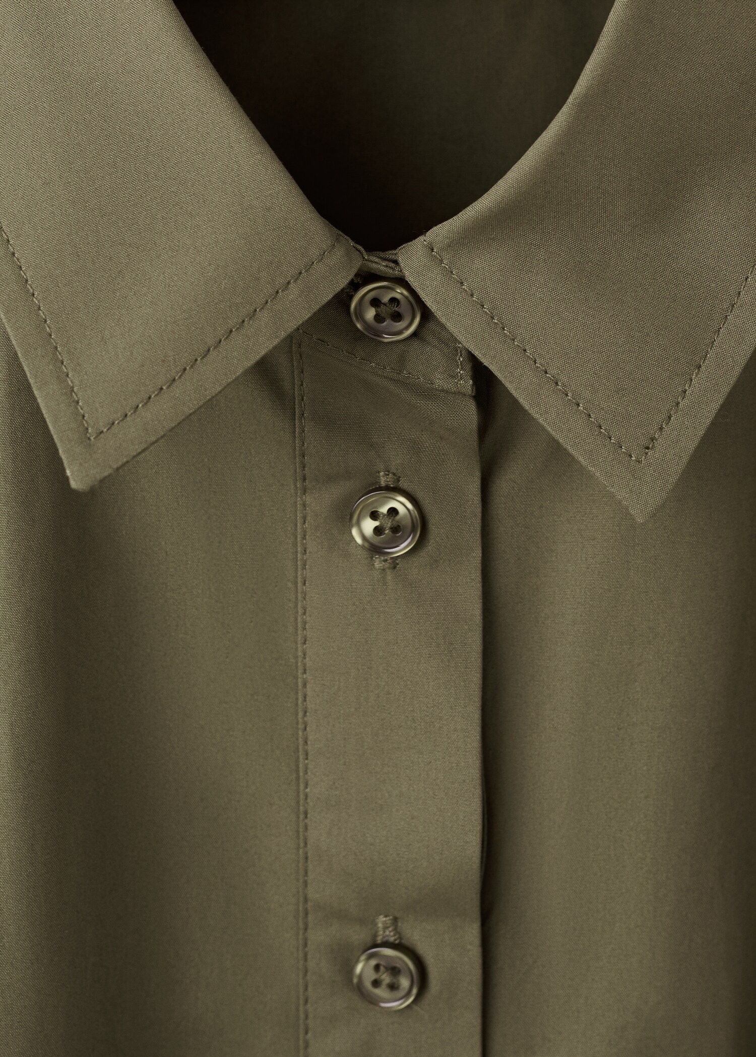 Vestido camisero cinturón - Detalle del artículo 8