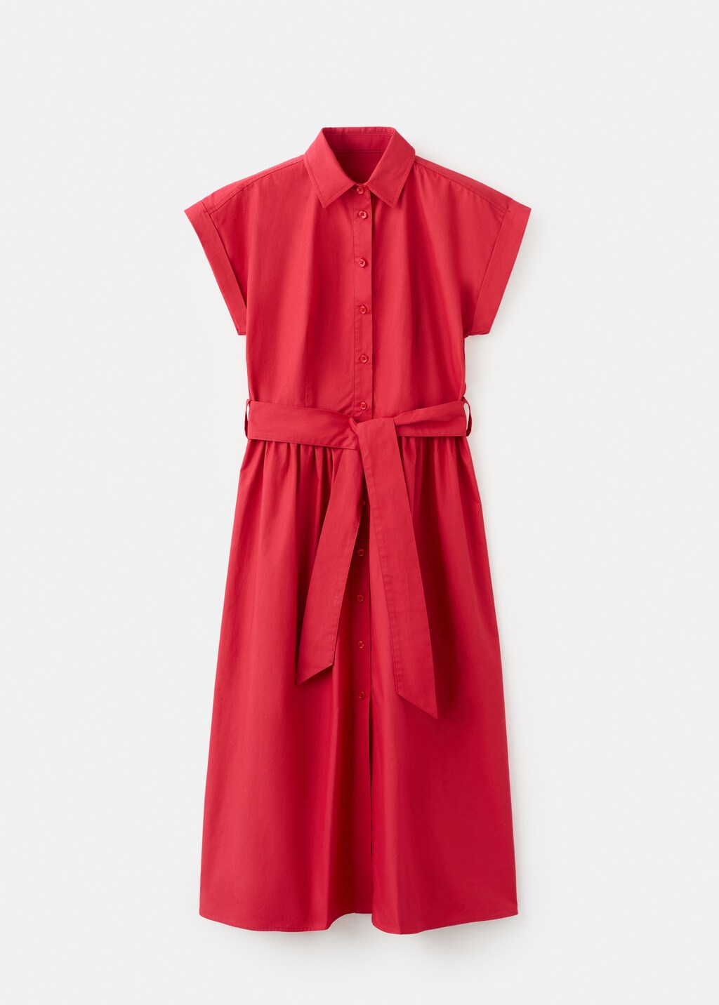 Mango Belt shirt dress