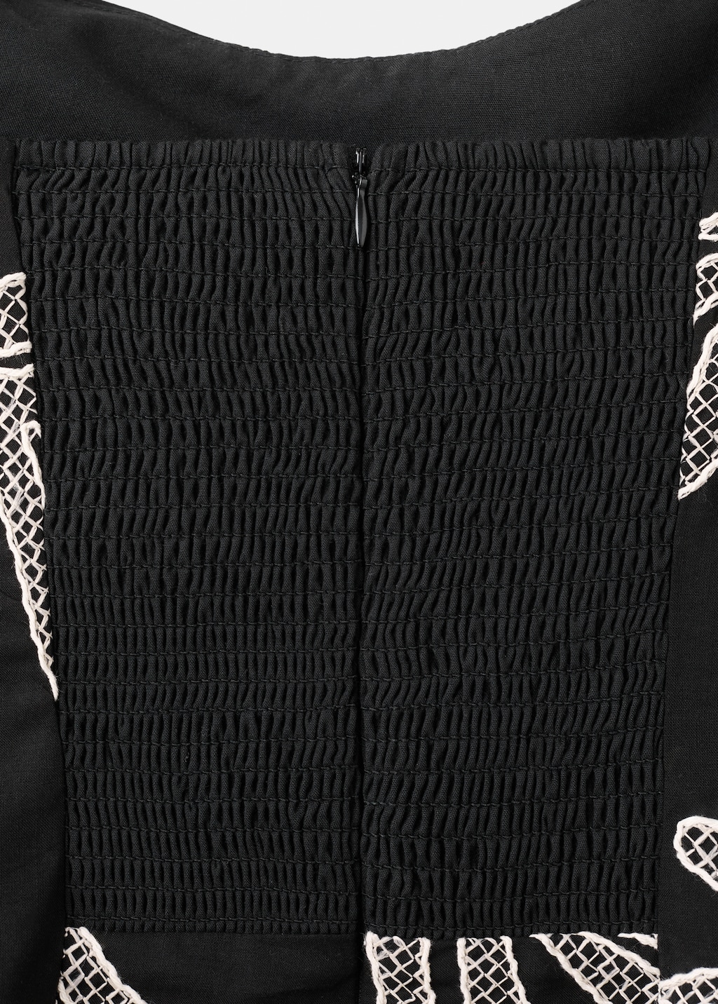 Floral embroidery dress