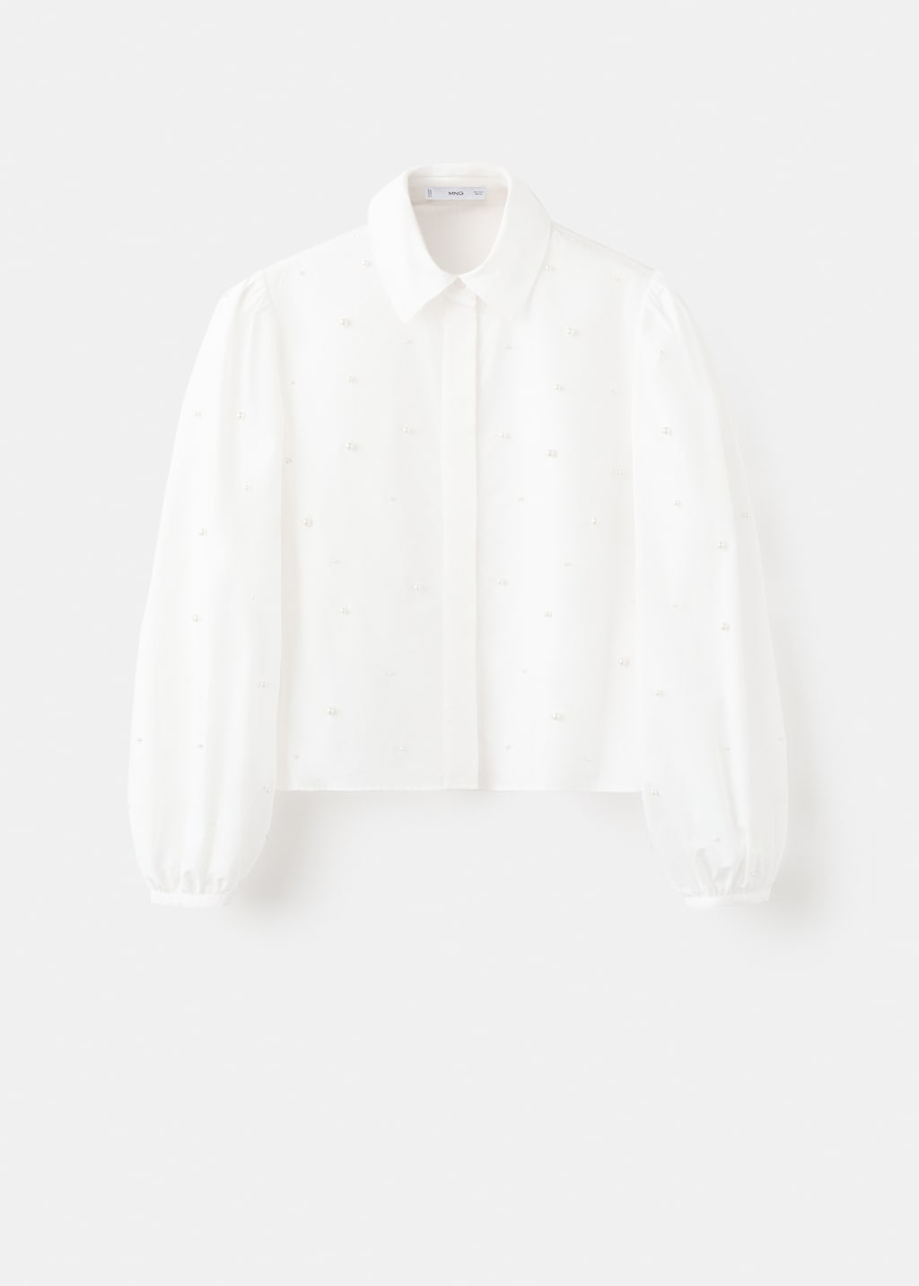 Pearl puff-sleeve blouse - image 5