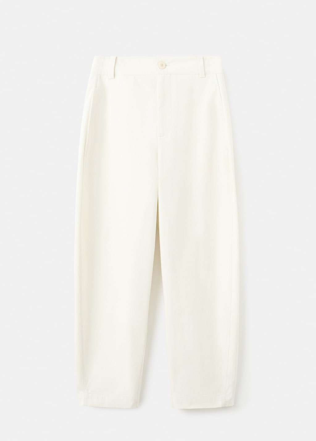 Straight-fit cotton pants - image 5