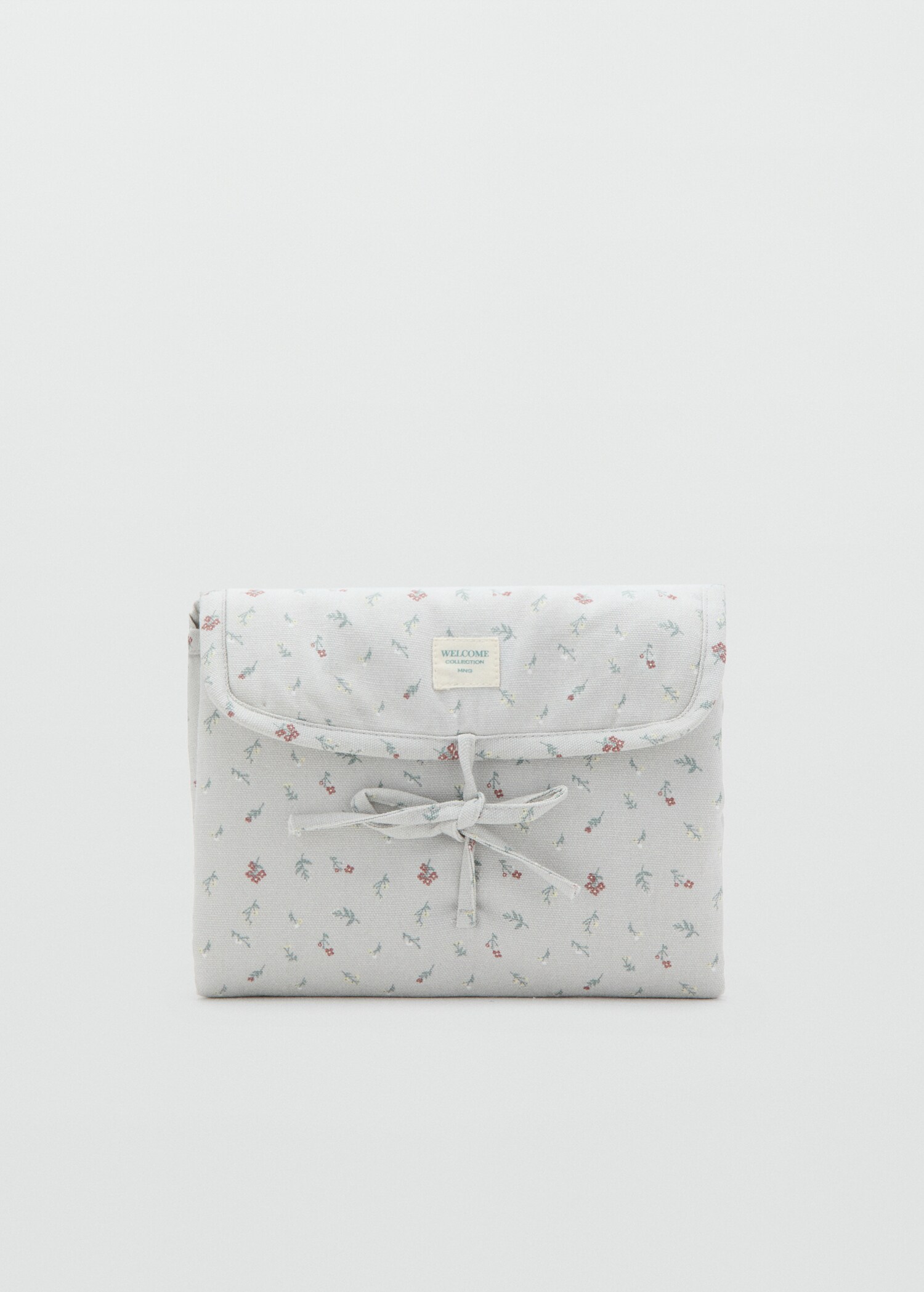 Пеленальний килимок для подорожей з квітковим принтом - Товар без моделі