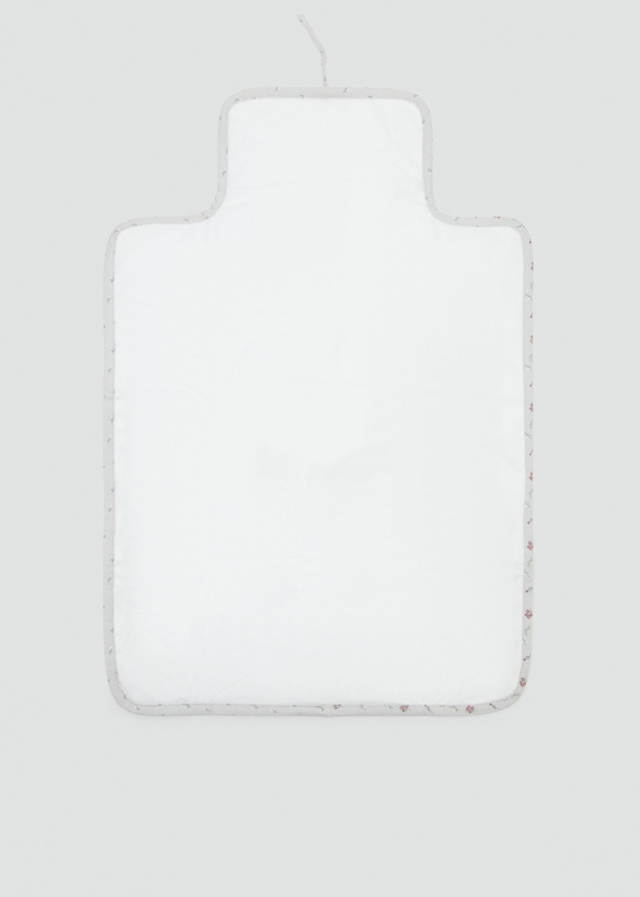 Пеленальний килимок для подорожей з квітковим принтом - Детальніше про товар 2, Сірий. Ref: 27042552-00.