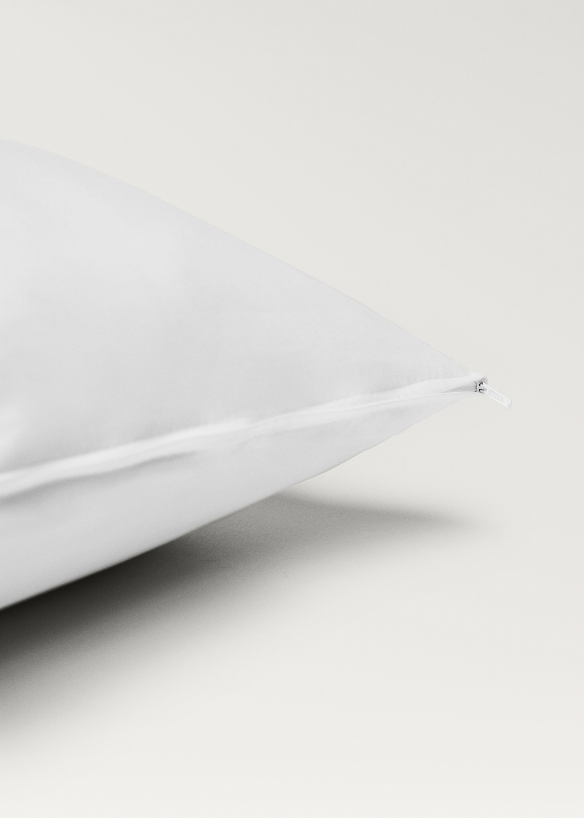 Kissenschoner aus Tencel 40 x 90 cm - Detail des Artikels 2, Weiß. Ref: 27042554-00.