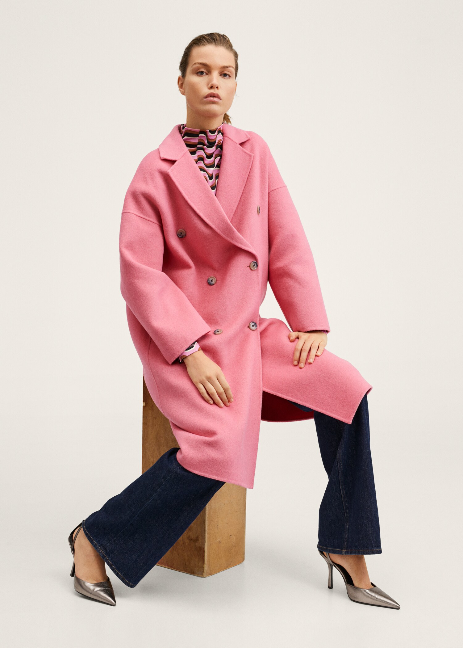 Handmade wool coat - Details of the article 2