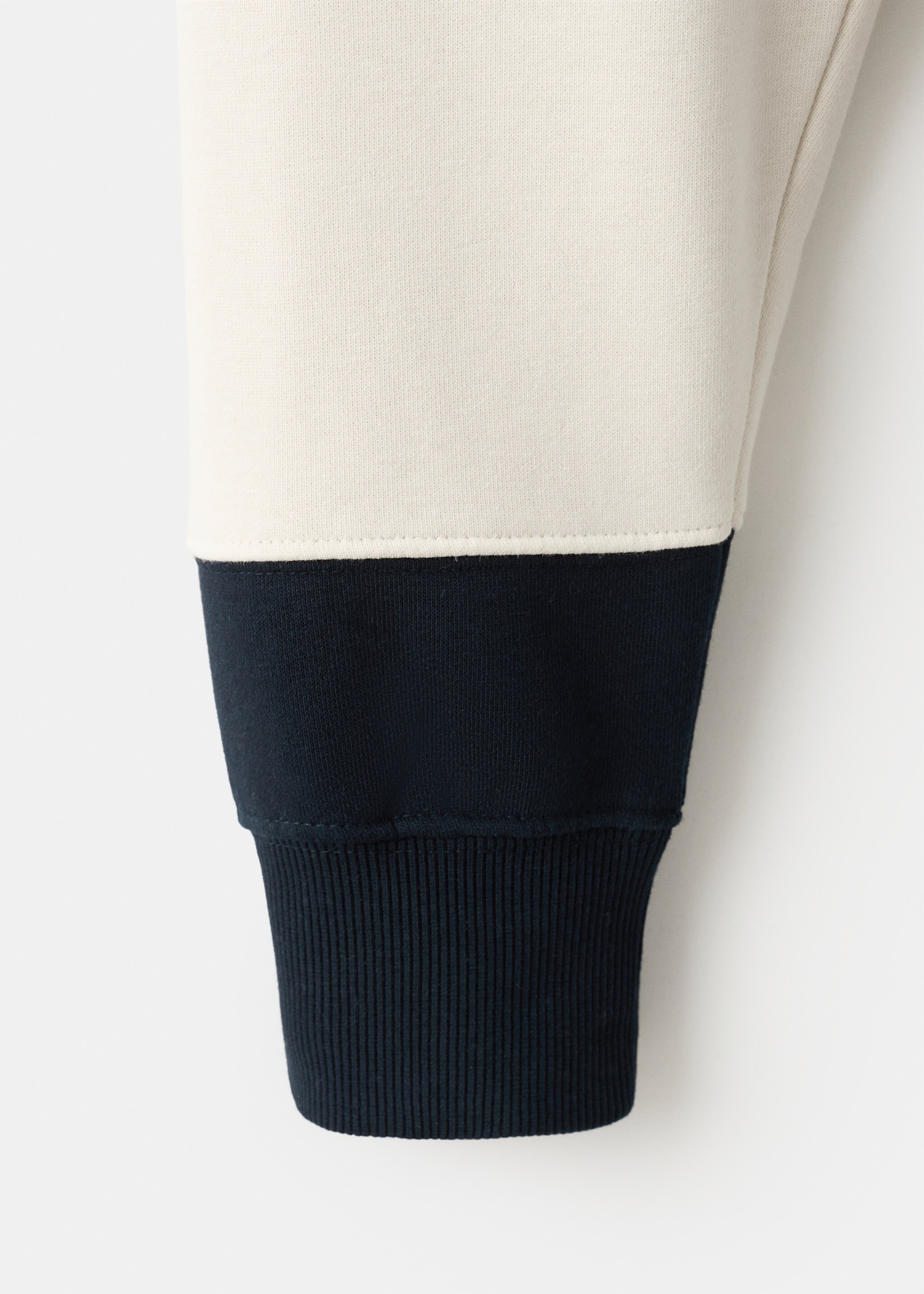 Sweat-shirt polo rayures - Détail de l'article 0, Bleu marine. Ref: 27042889-00.