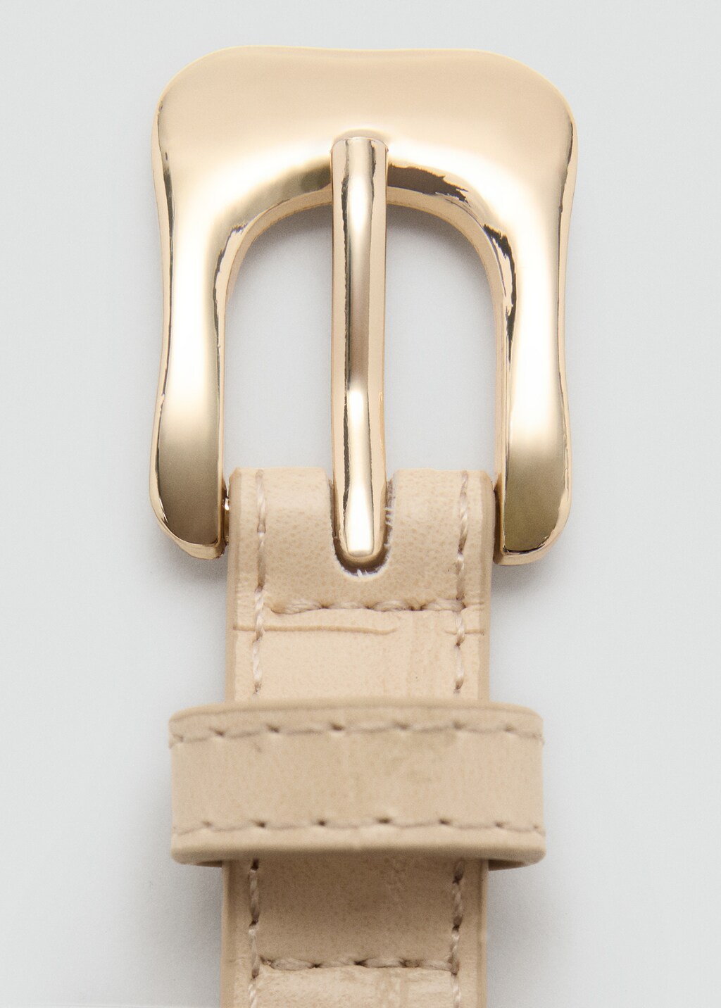 Croco faux-leather belt - image 2