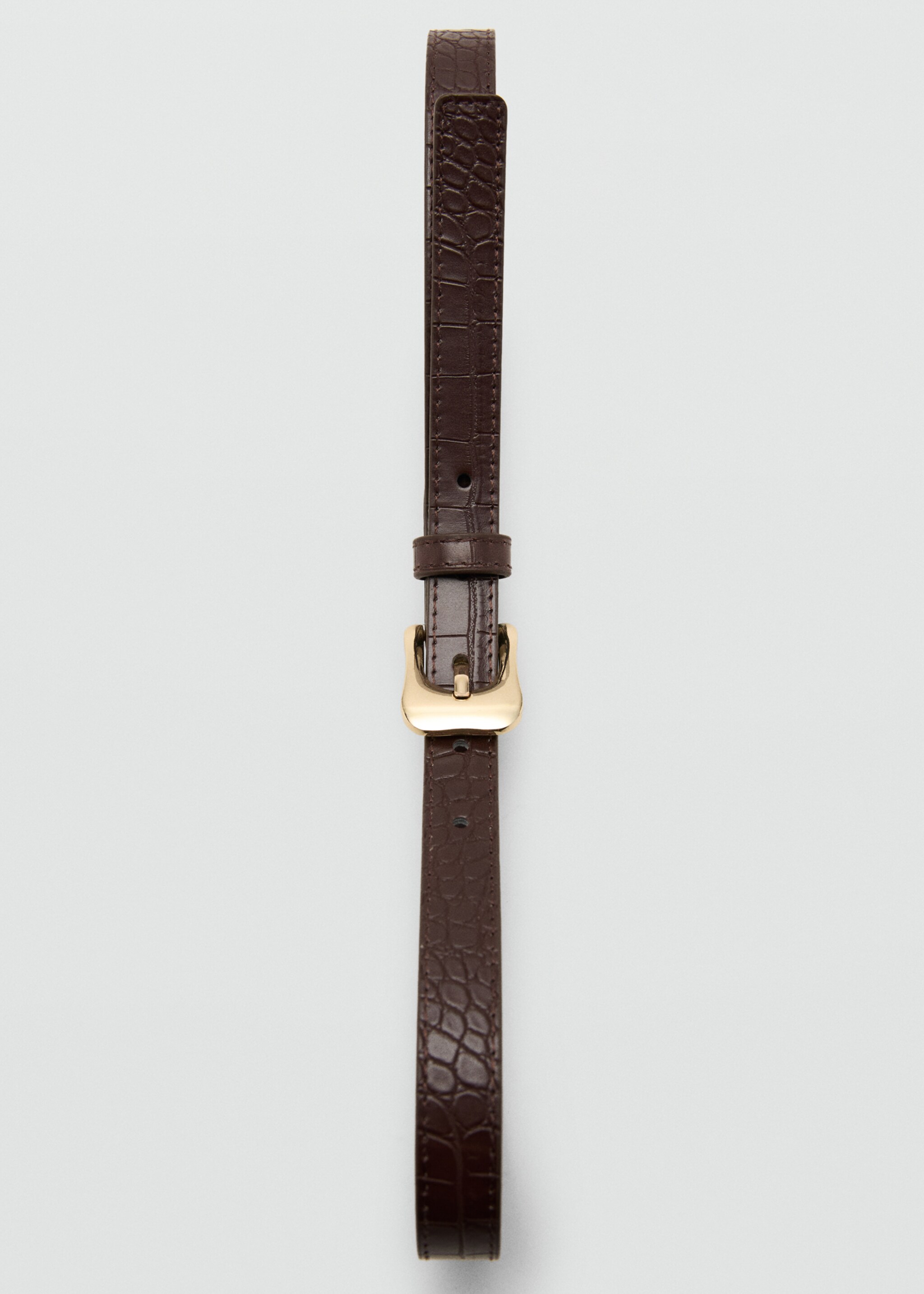 Belt fini - Details of the article 2, Chocolate. Ref: 27042891-00.