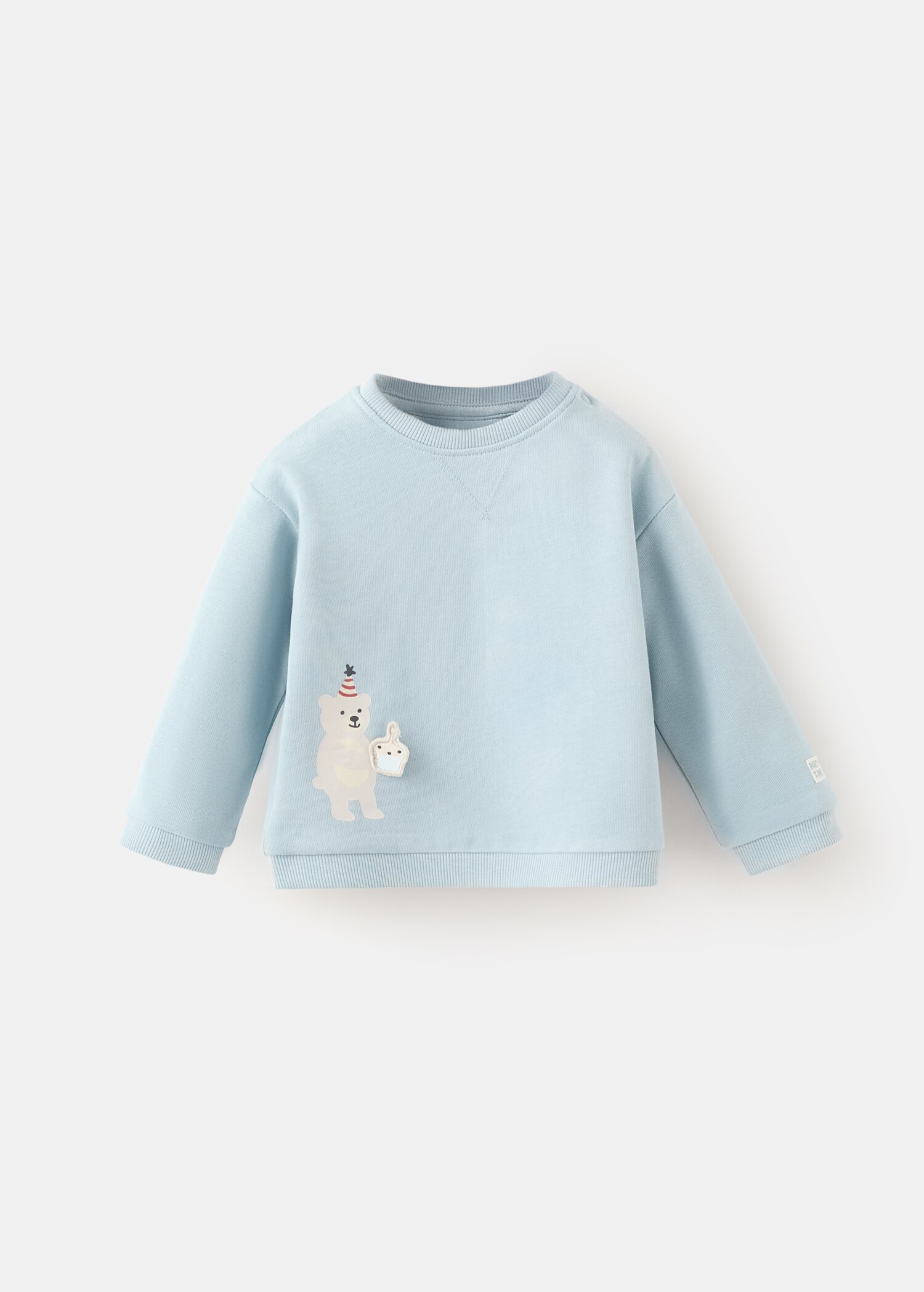 Printed cotton sweatshirt - Article without model