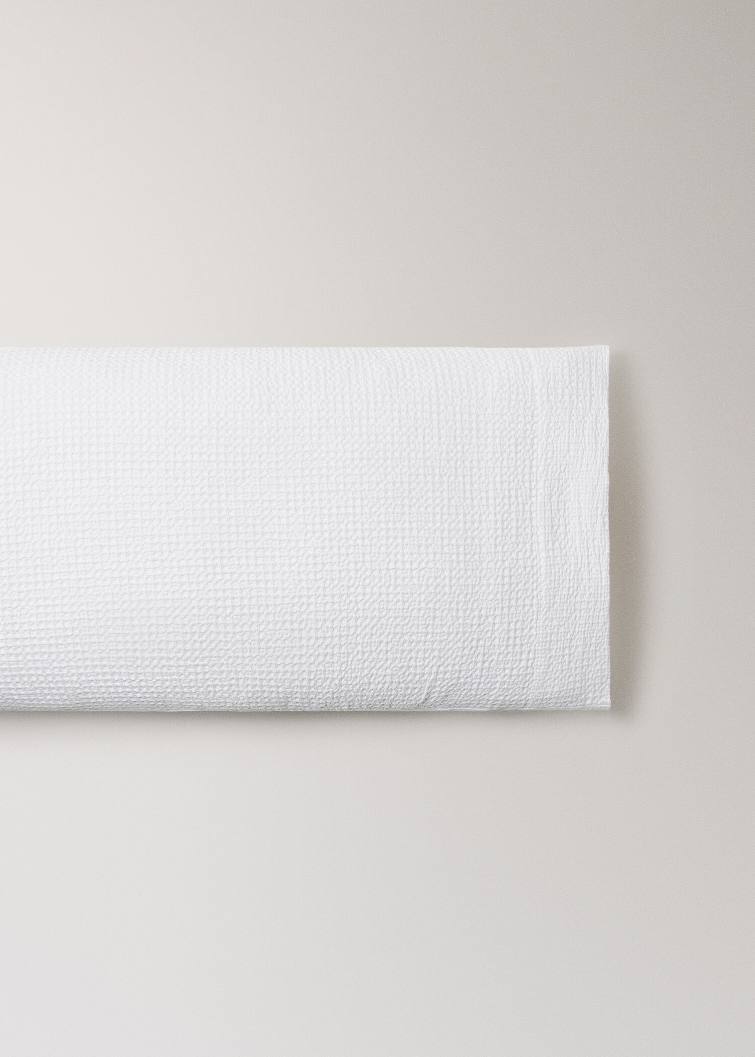 Cotton percale waffle pillowcase 45x110 cm - Article without model