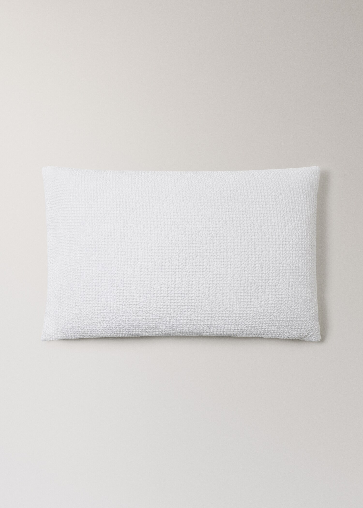 Two cotton waffle percale pillowcases 50x75 cm - Article without model