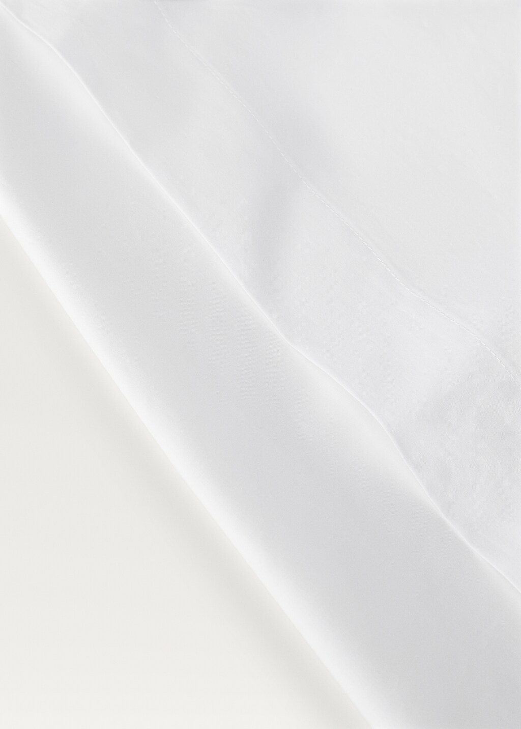 Percale cotton top sheet for 135/140 cm bed