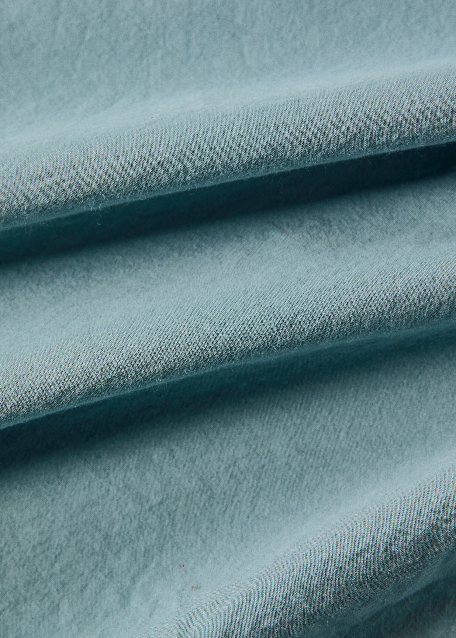 Cotton garment-dyed fitted sheet Bed 135/140 cm - Details of the article 1