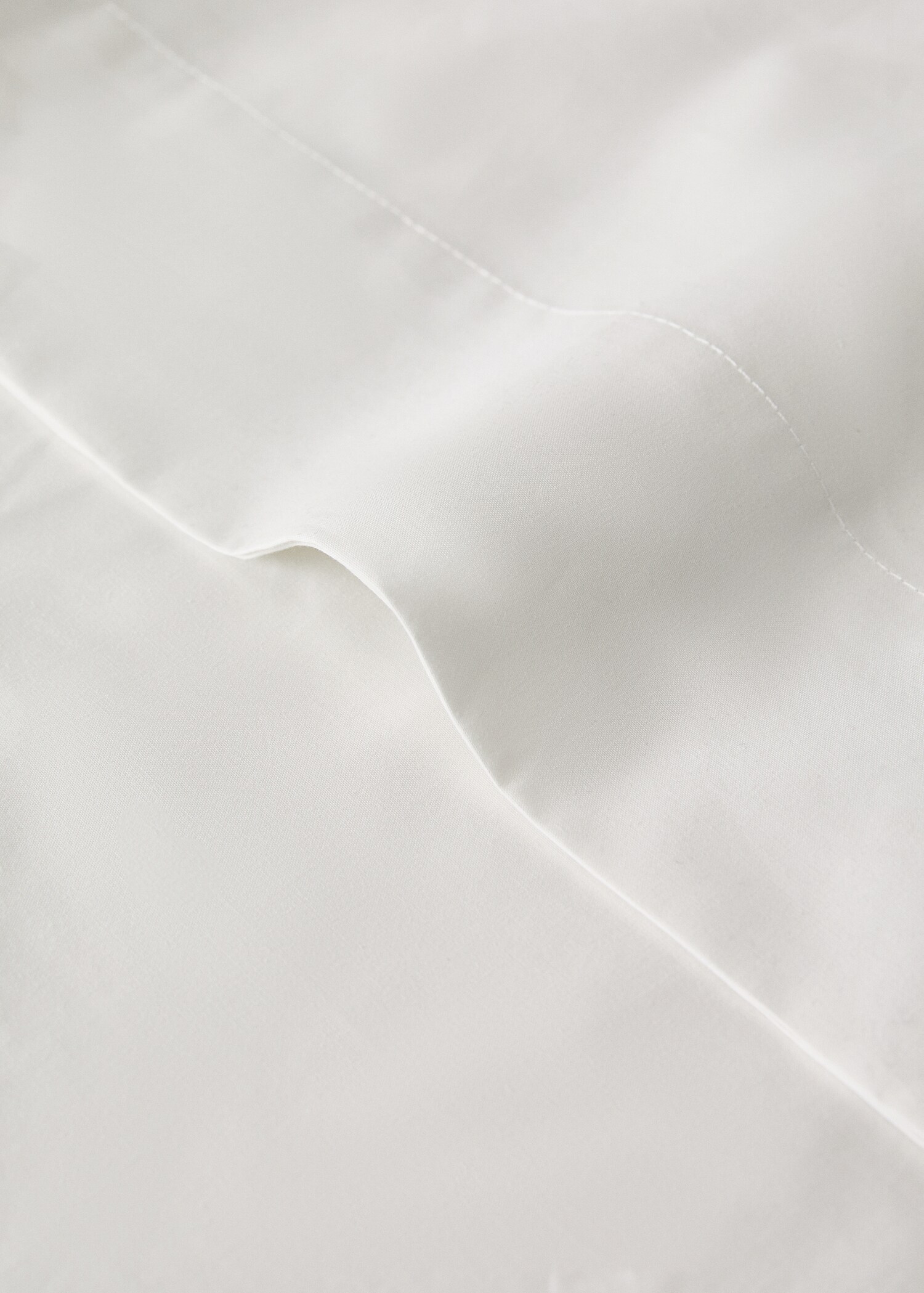 Percale cotton 200 thread pillow case 45x110cm - Details of the article 1