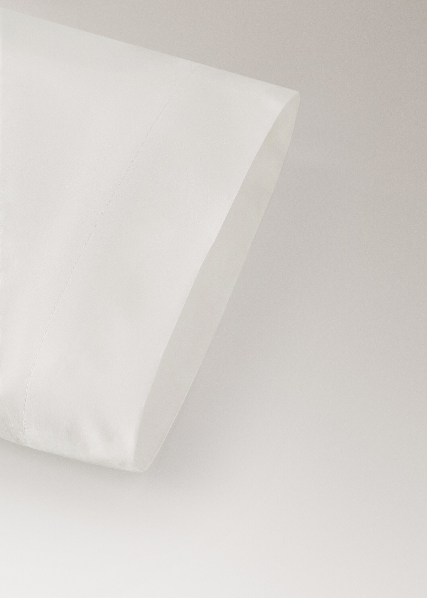Percale cotton 200 thread pillow case 45x110cm - Details of the article 2