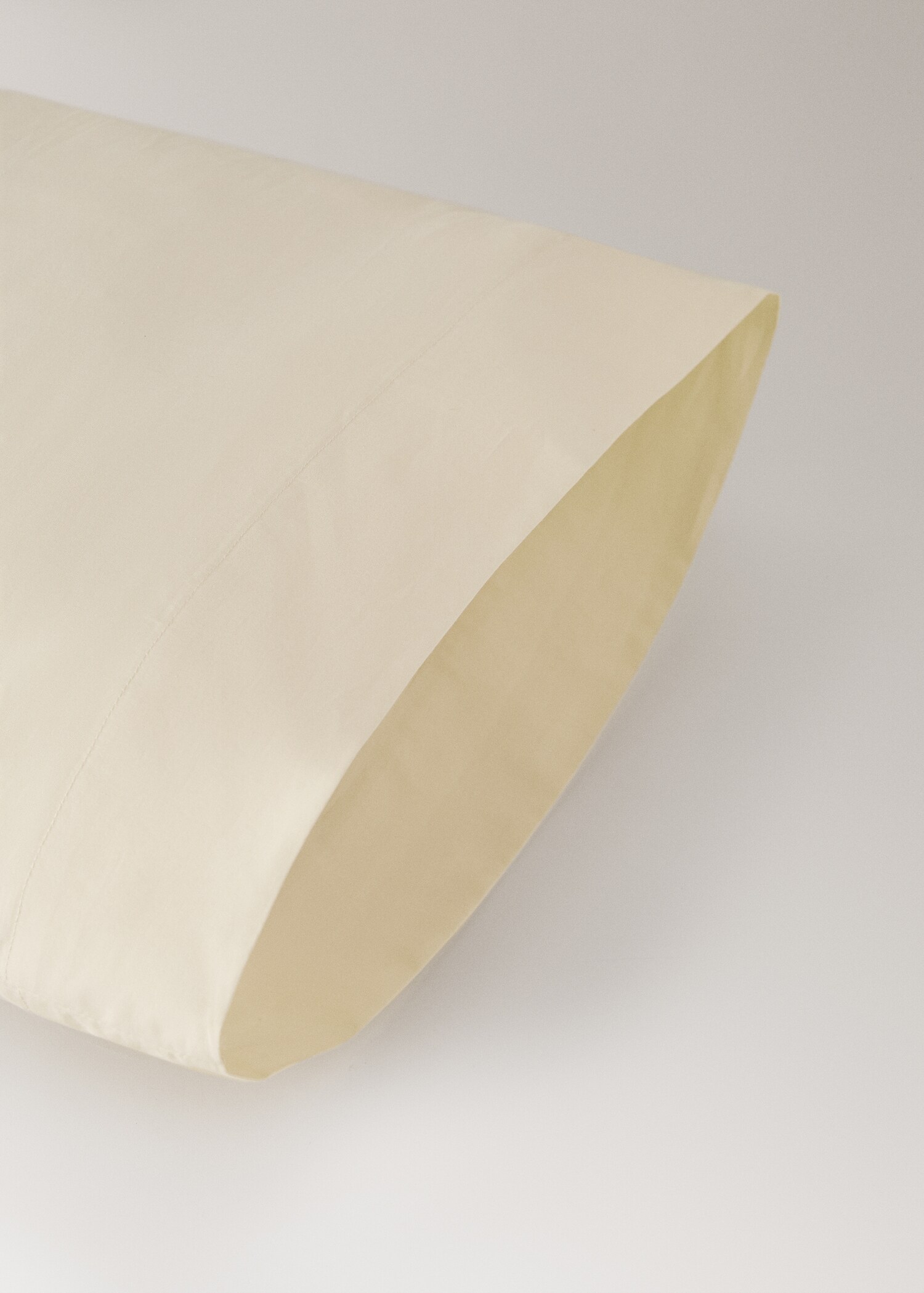 Percale cotton 200 thread pillow case 45x110cm - Details of the article 2