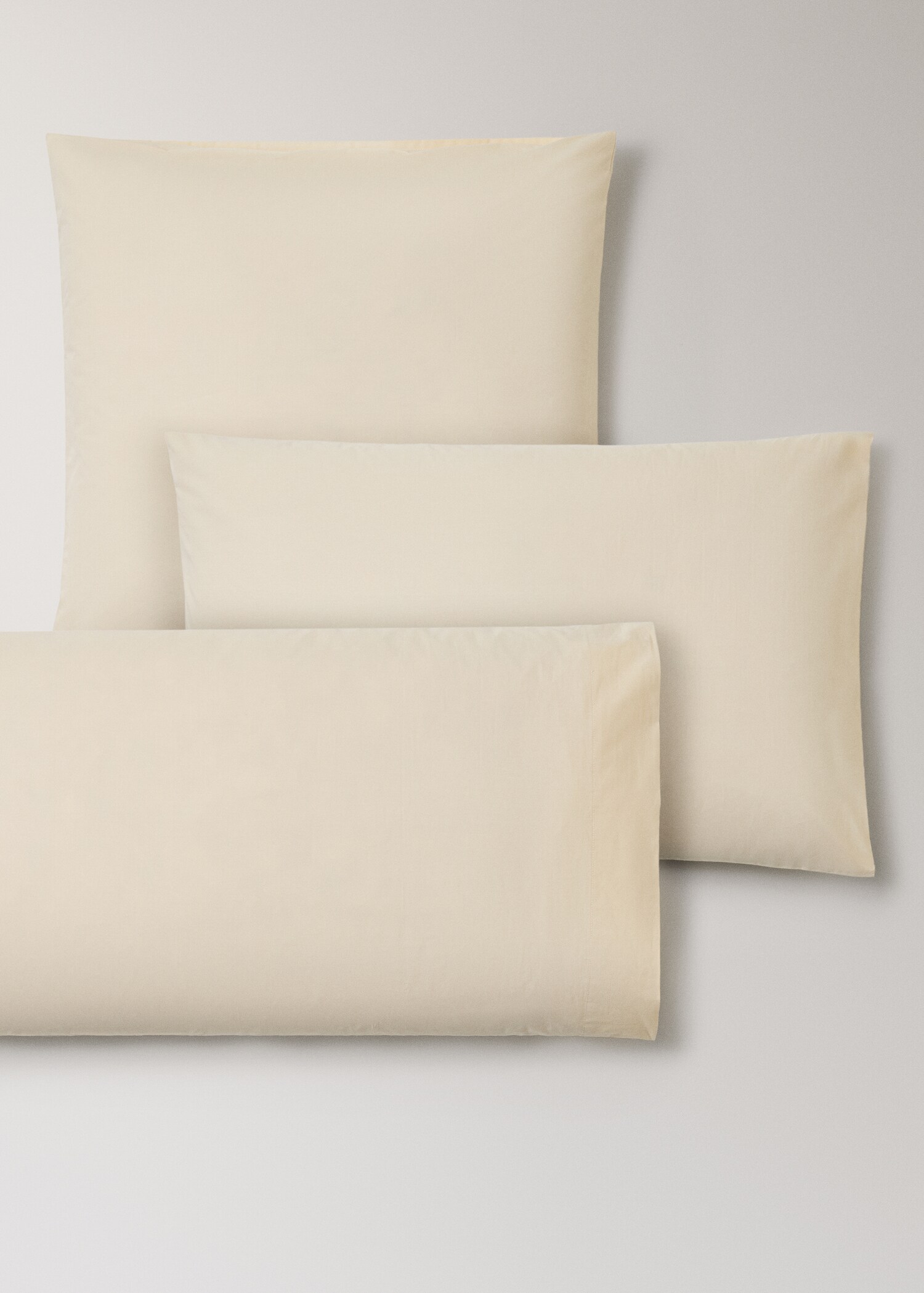 Percale cotton 200 thread pillow case 45x110cm - Details of the article 3