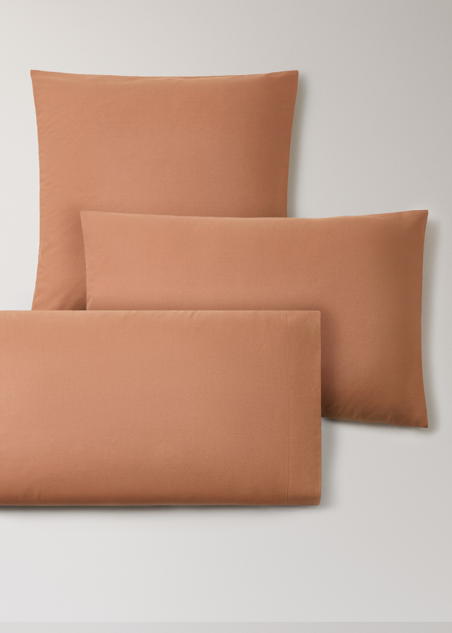 Two 200-thread count percale cotton pillowcases 50x75cm - Details of the article 4
