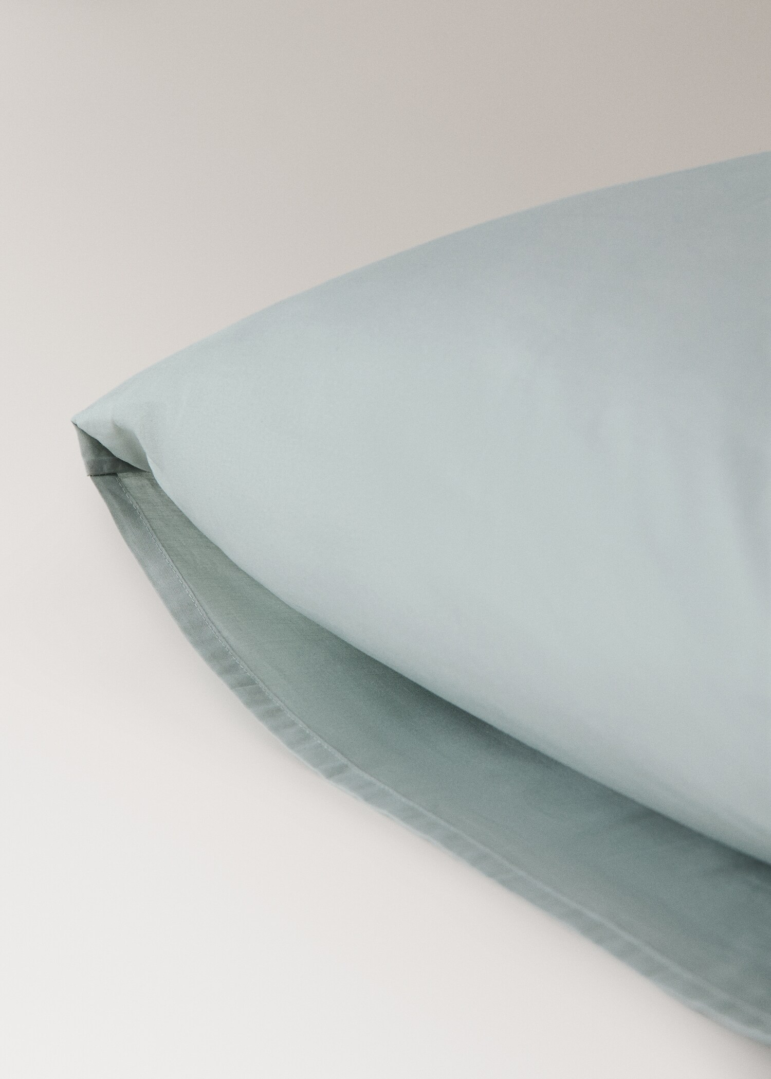 Two 200-thread count percale cotton pillowcases 50x75cm - Details of the article 2