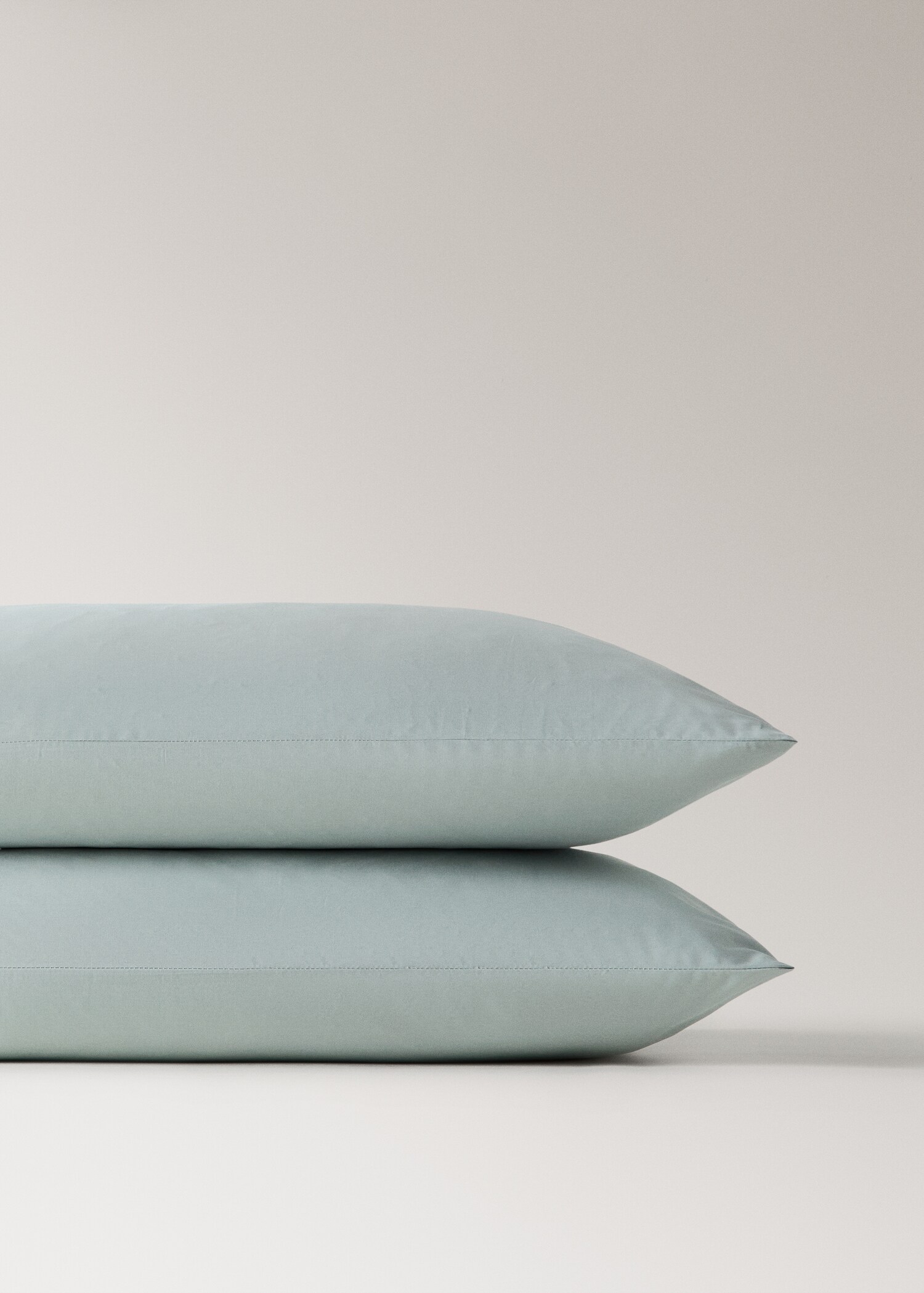 Two 200-thread count percale cotton pillowcases 50x75cm - Details of the article 3