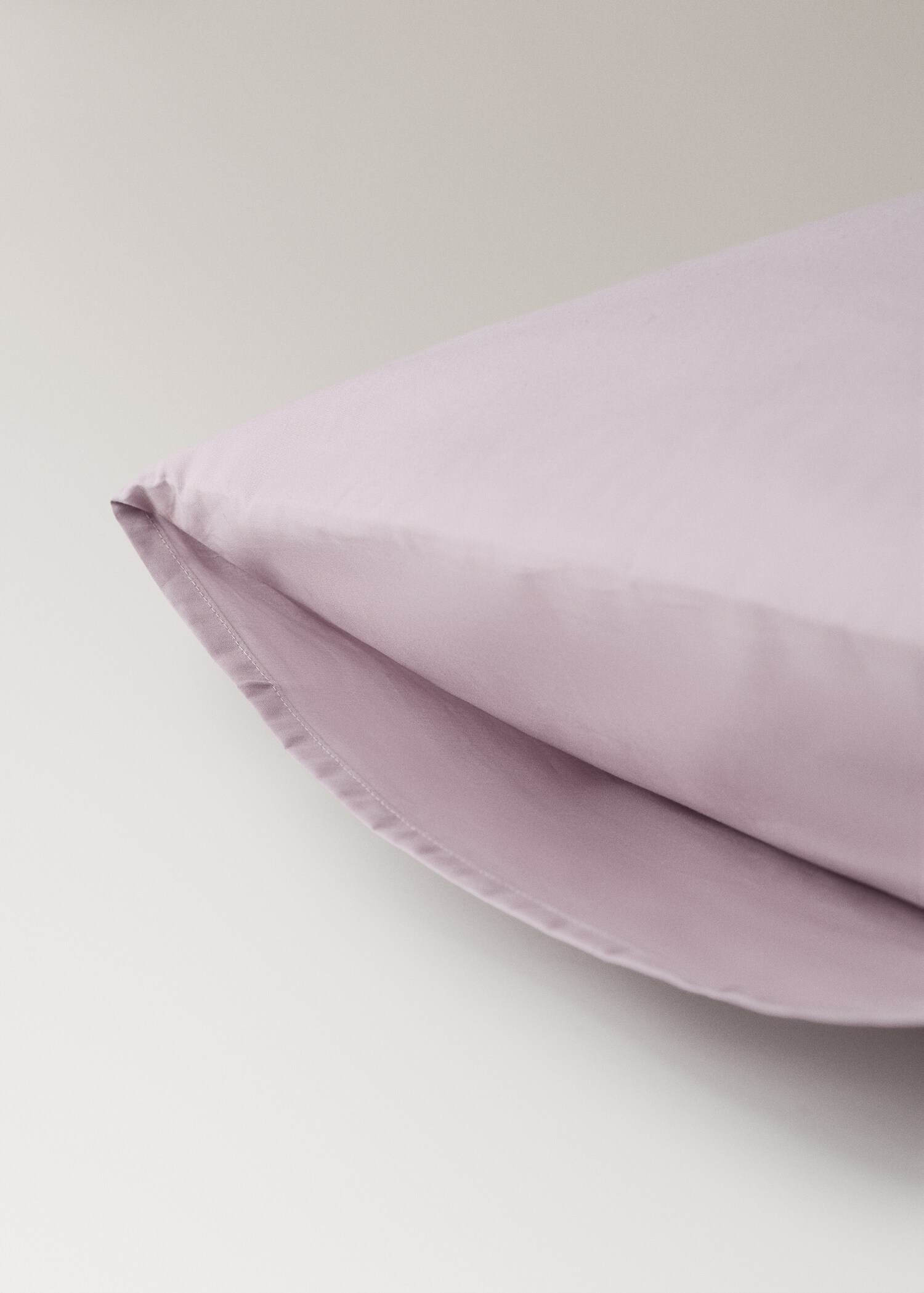 Two 200-thread count percale cotton pillowcases 50x75cm - Details of the article 2