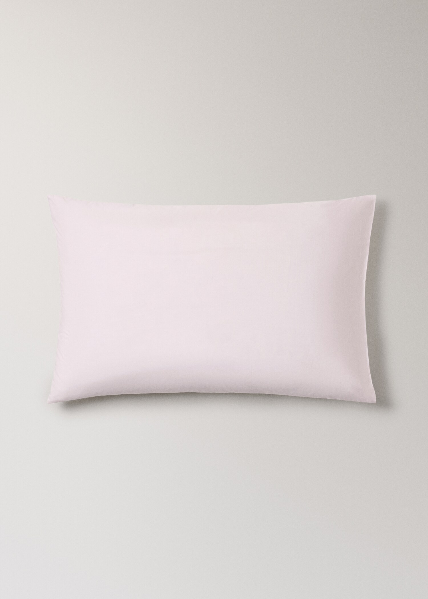 Two 200-thread count percale cotton pillowcases 50x75cm - Article without model