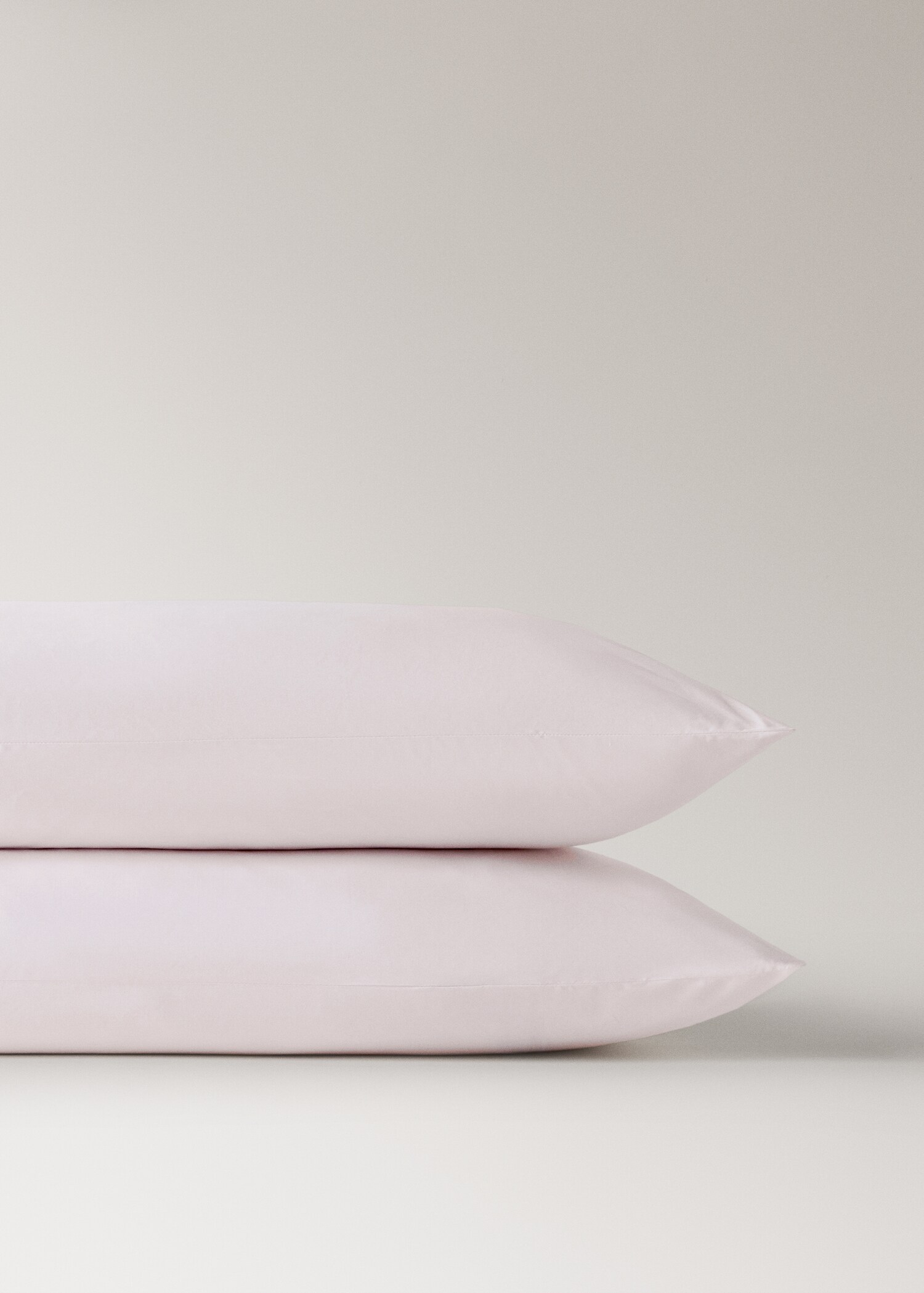 Two 200-thread count percale cotton pillowcases 50x75cm - Details of the article 3