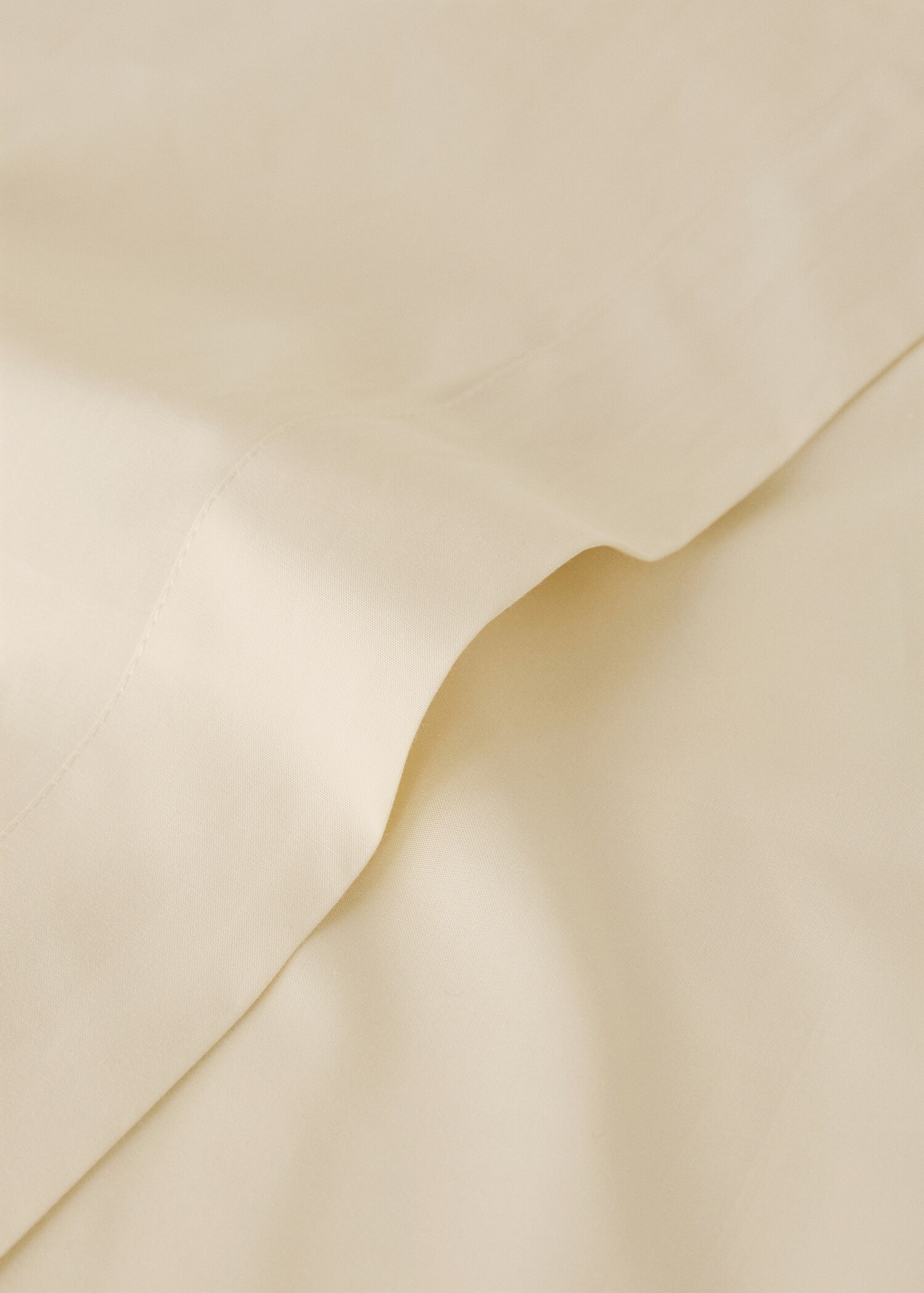 200-thread count percale cotton top sheet for 180/200 cm bed - Details of the article 1
